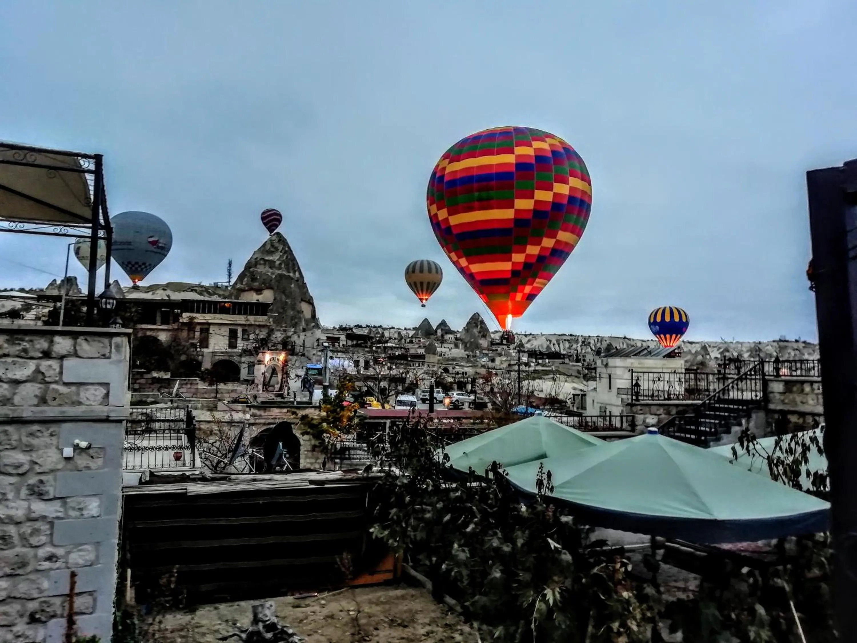Garden in Guzide Cave Hotel