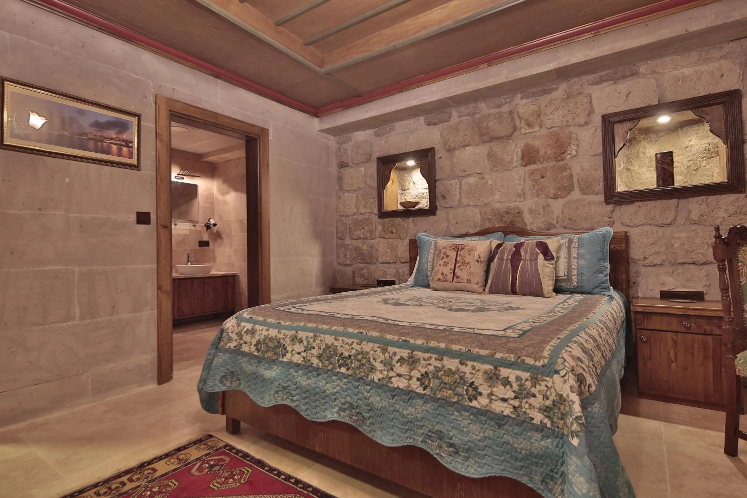 Bed in Guzide Cave Hotel