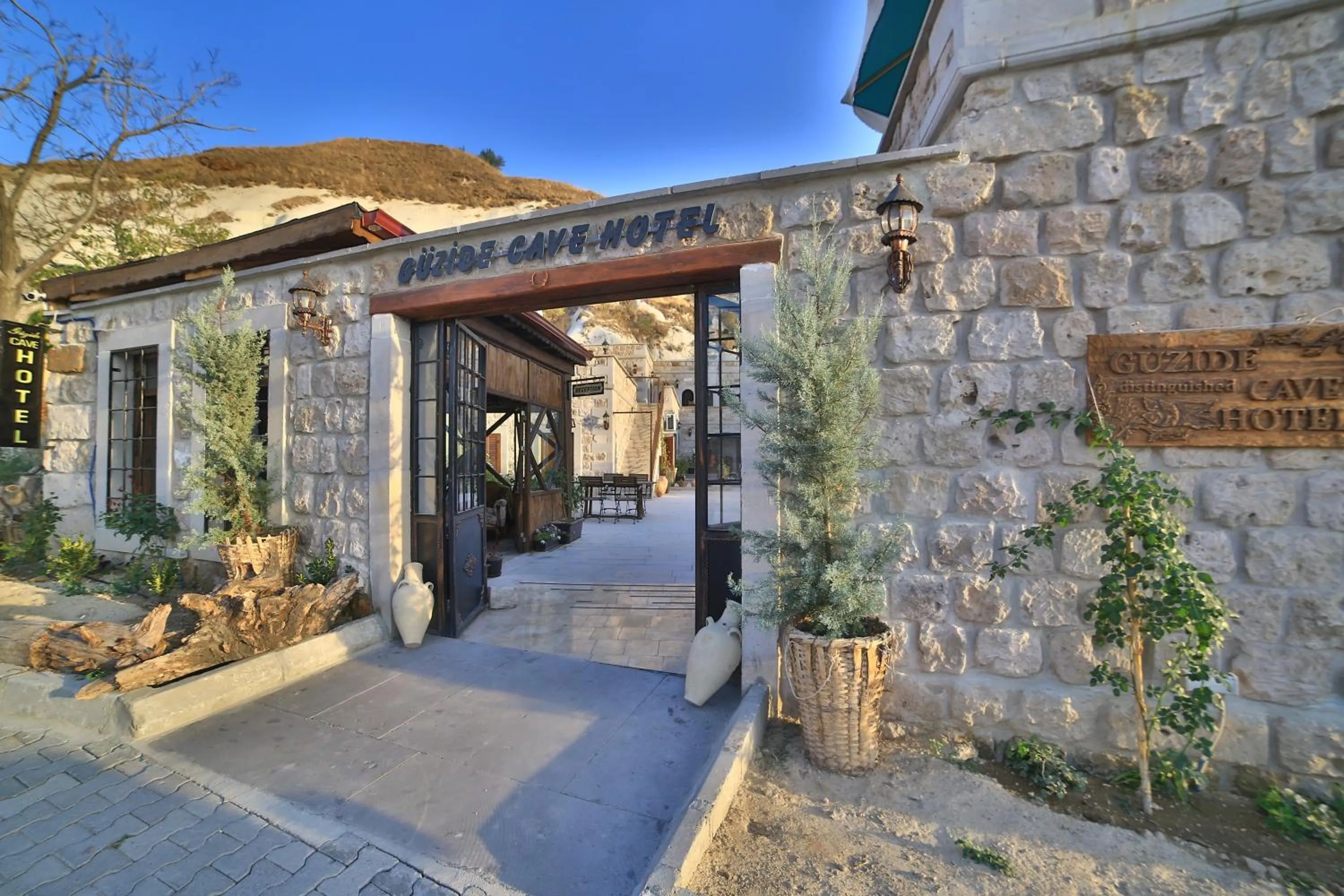 Facade/entrance in Guzide Cave Hotel