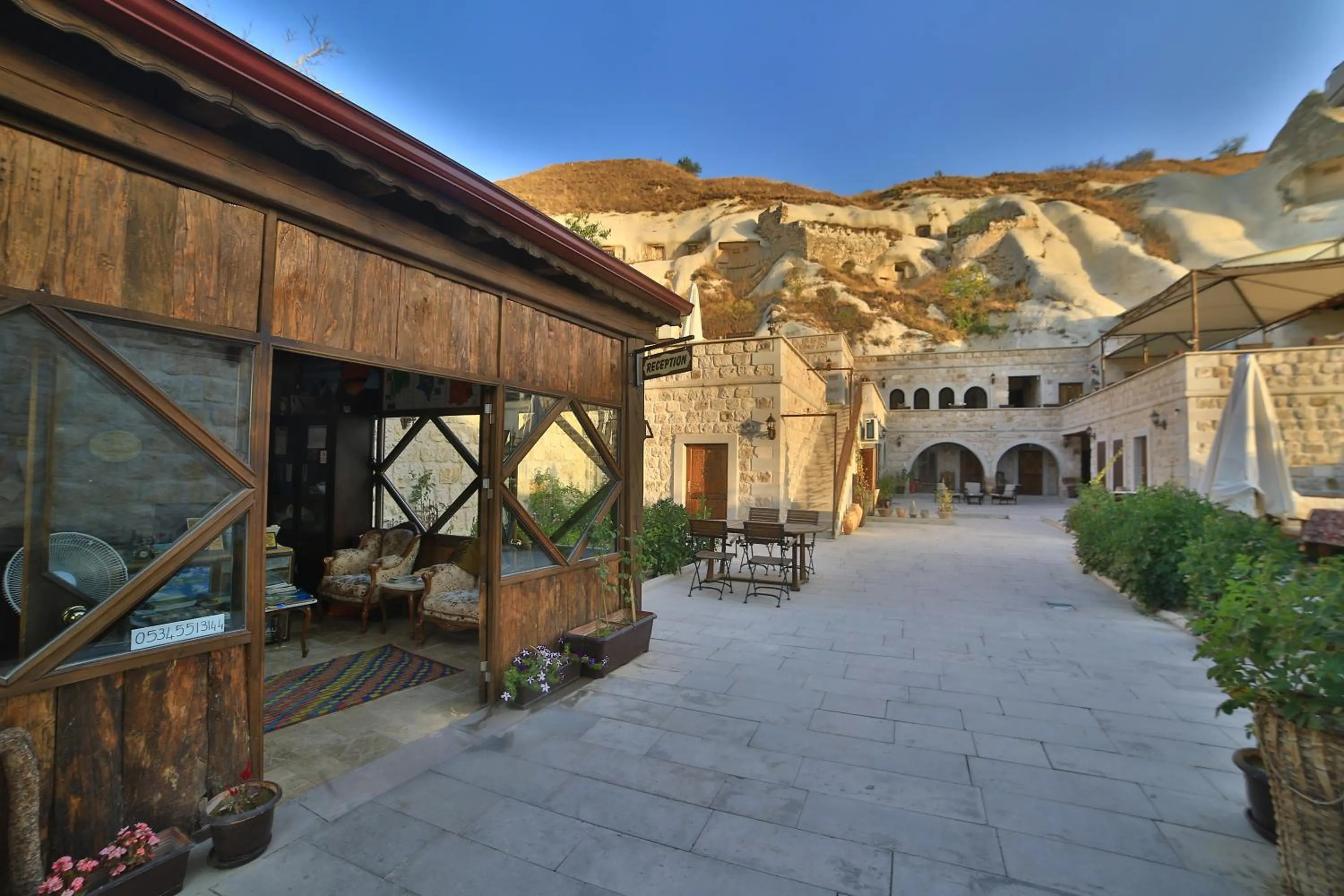 Garden in Guzide Cave Hotel