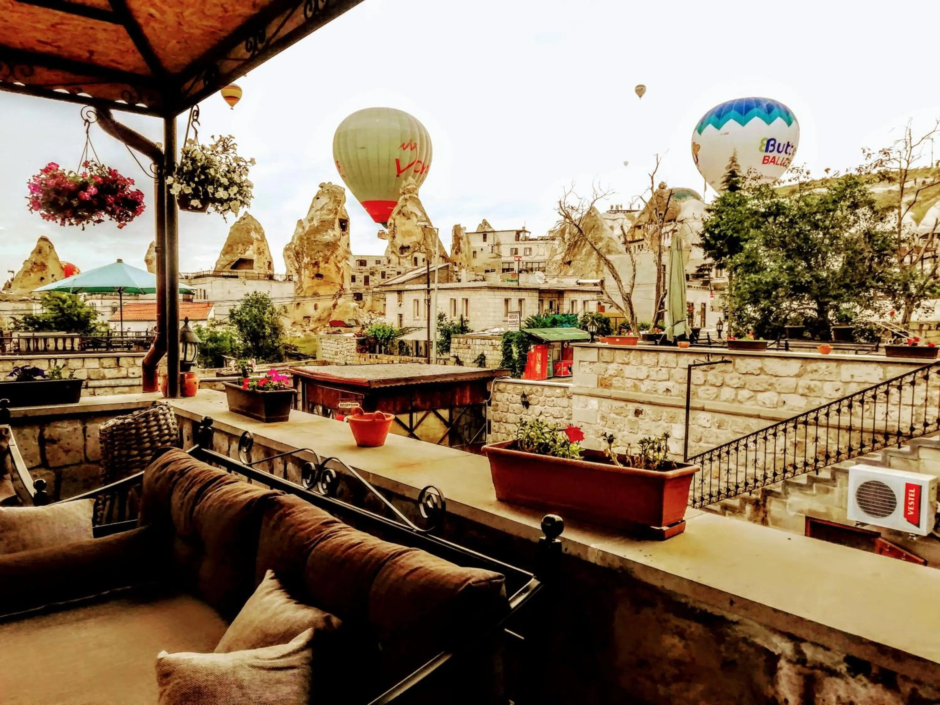 Balcony/Terrace in Guzide Cave Hotel