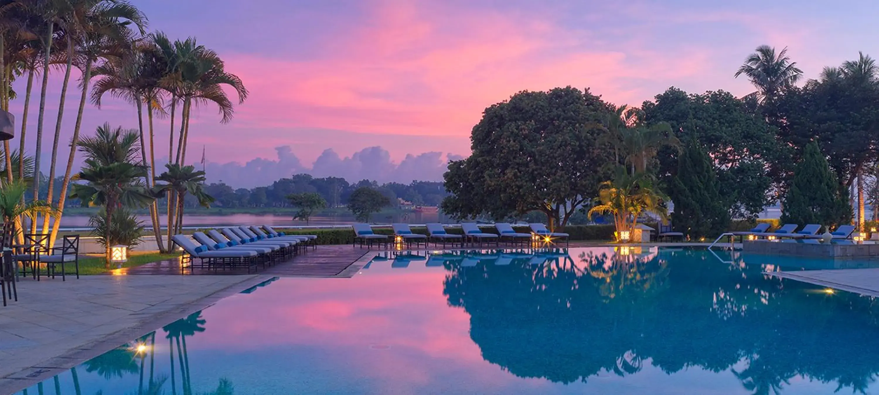 Swimming pool in Azerai La Residence, Hue Swimming pool in Azerai La Residence, Hue