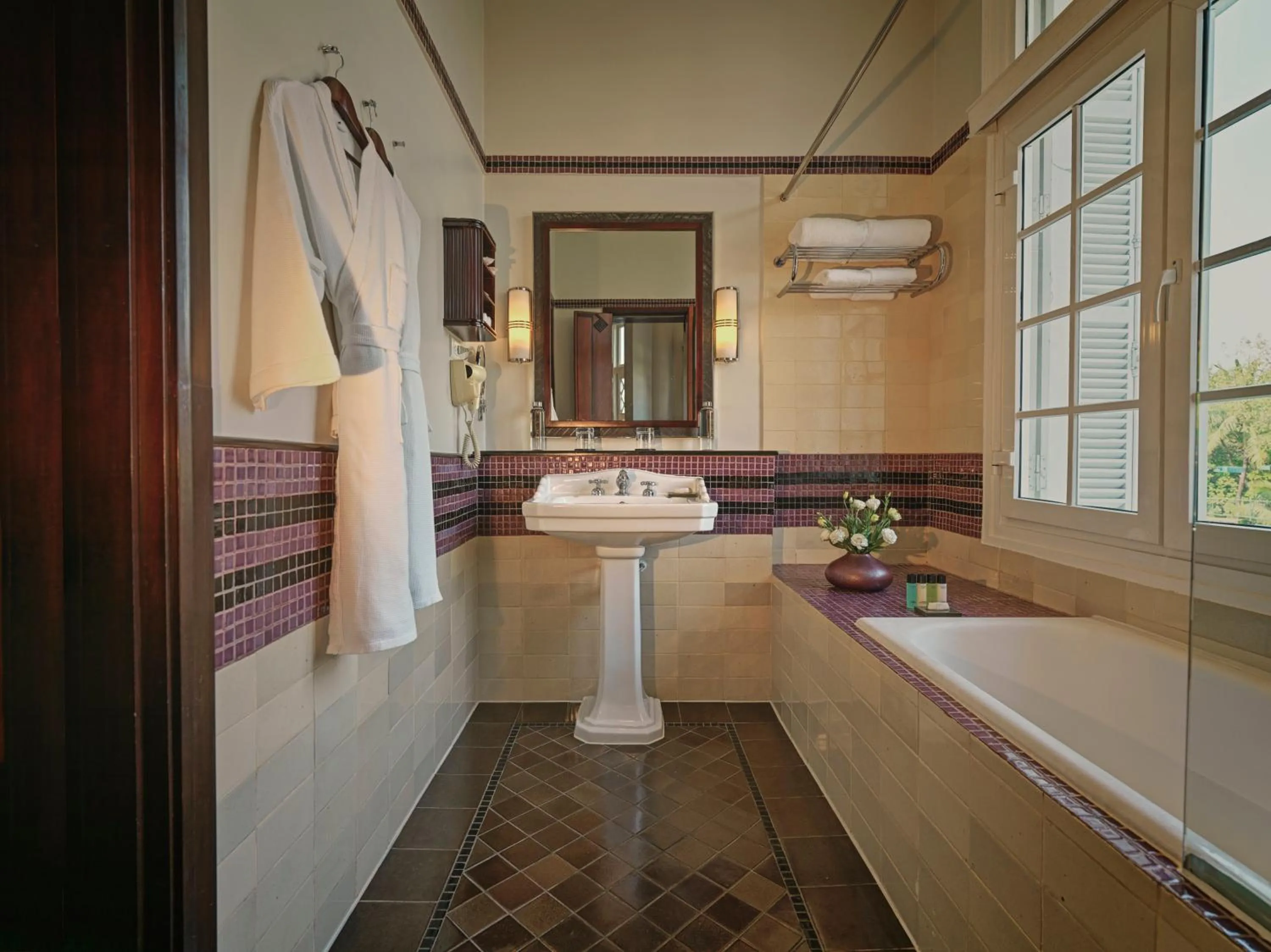 Bathroom in Azerai La Residence, Hue