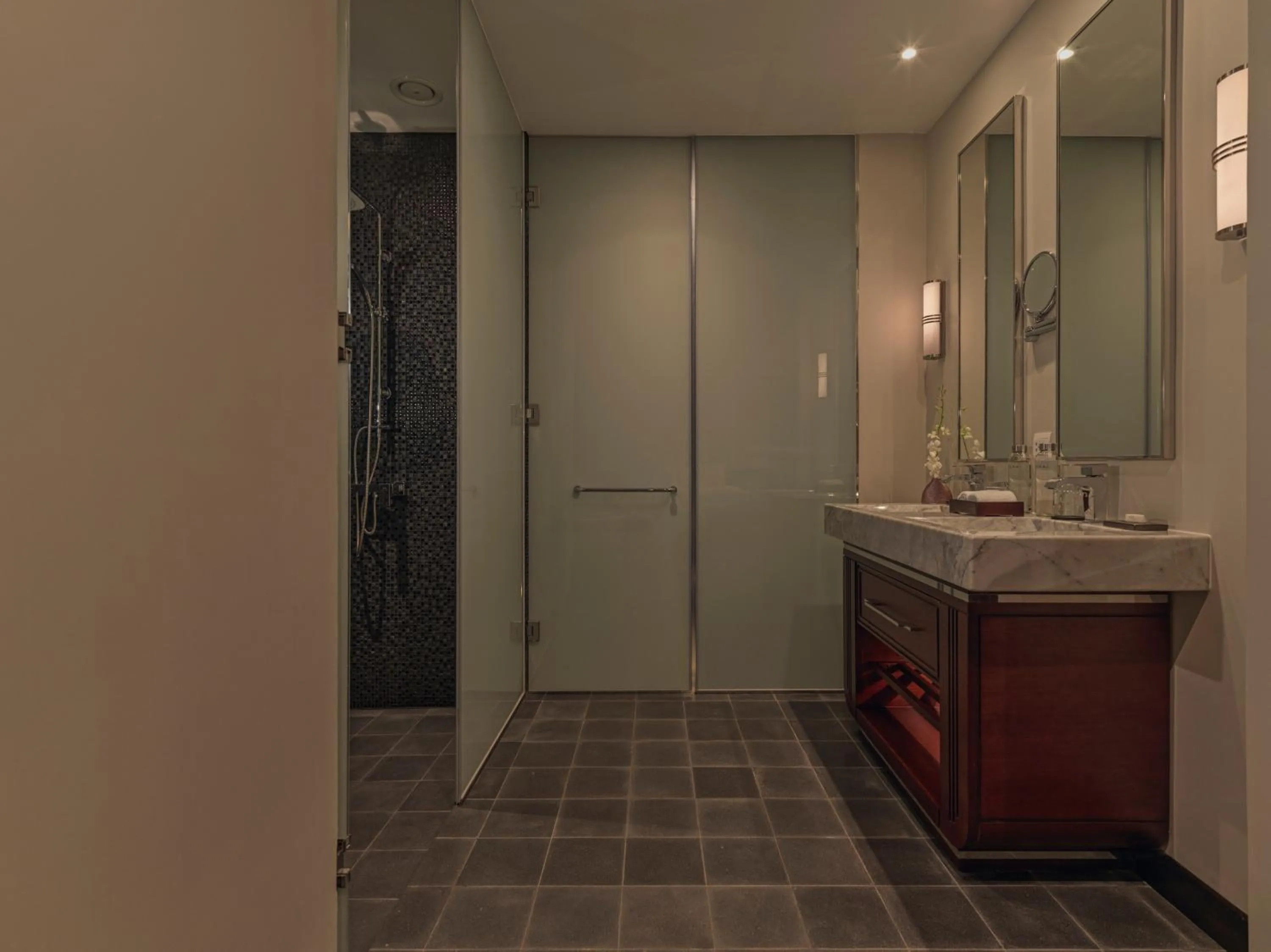 Bathroom in Azerai La Residence, Hue