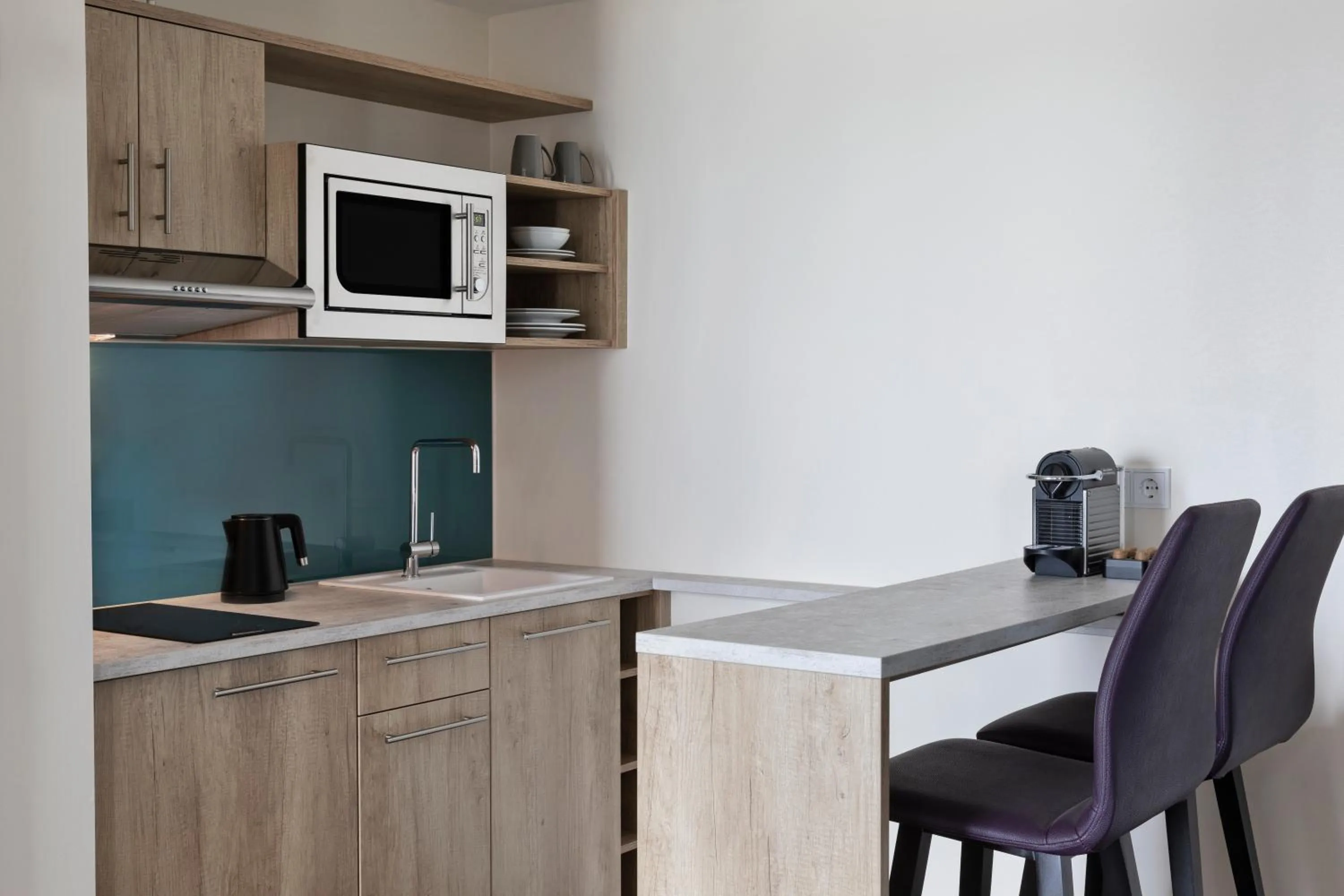 Kitchen or kitchenette in Stellaris Apartment Hotel