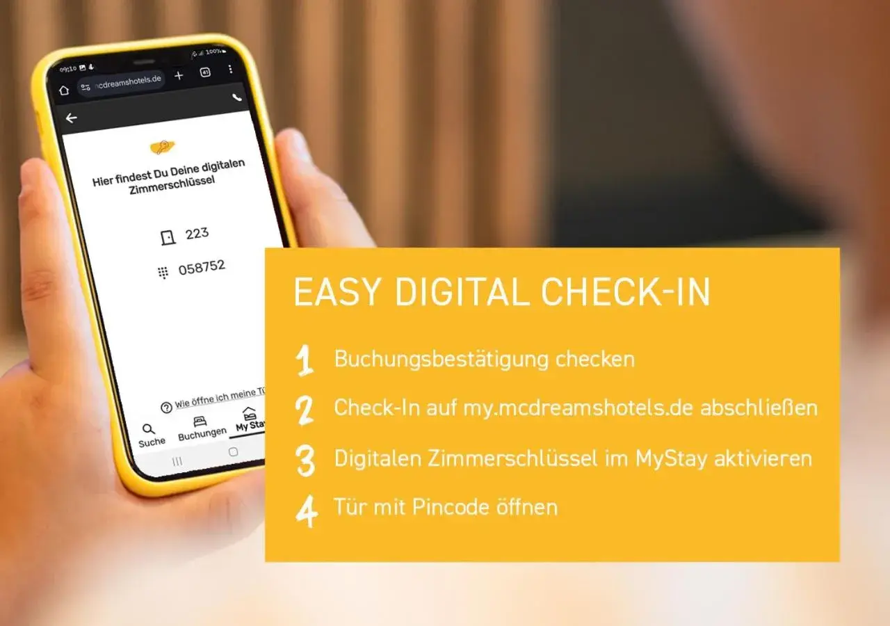 Lobby or reception in McDreams Hotel Essen Lobby or reception in McDreams Hotel Essen