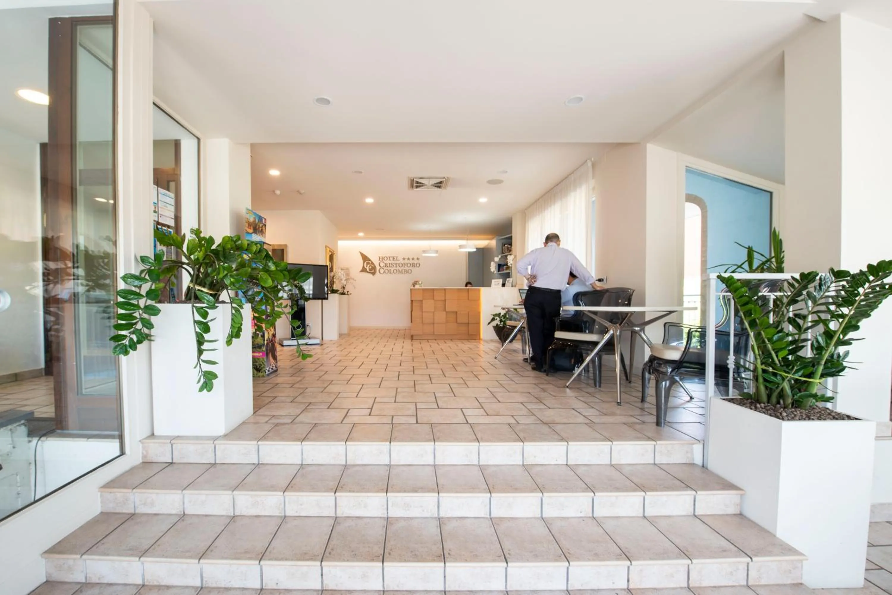 Lobby or reception in Hotel Cristoforo Colombo