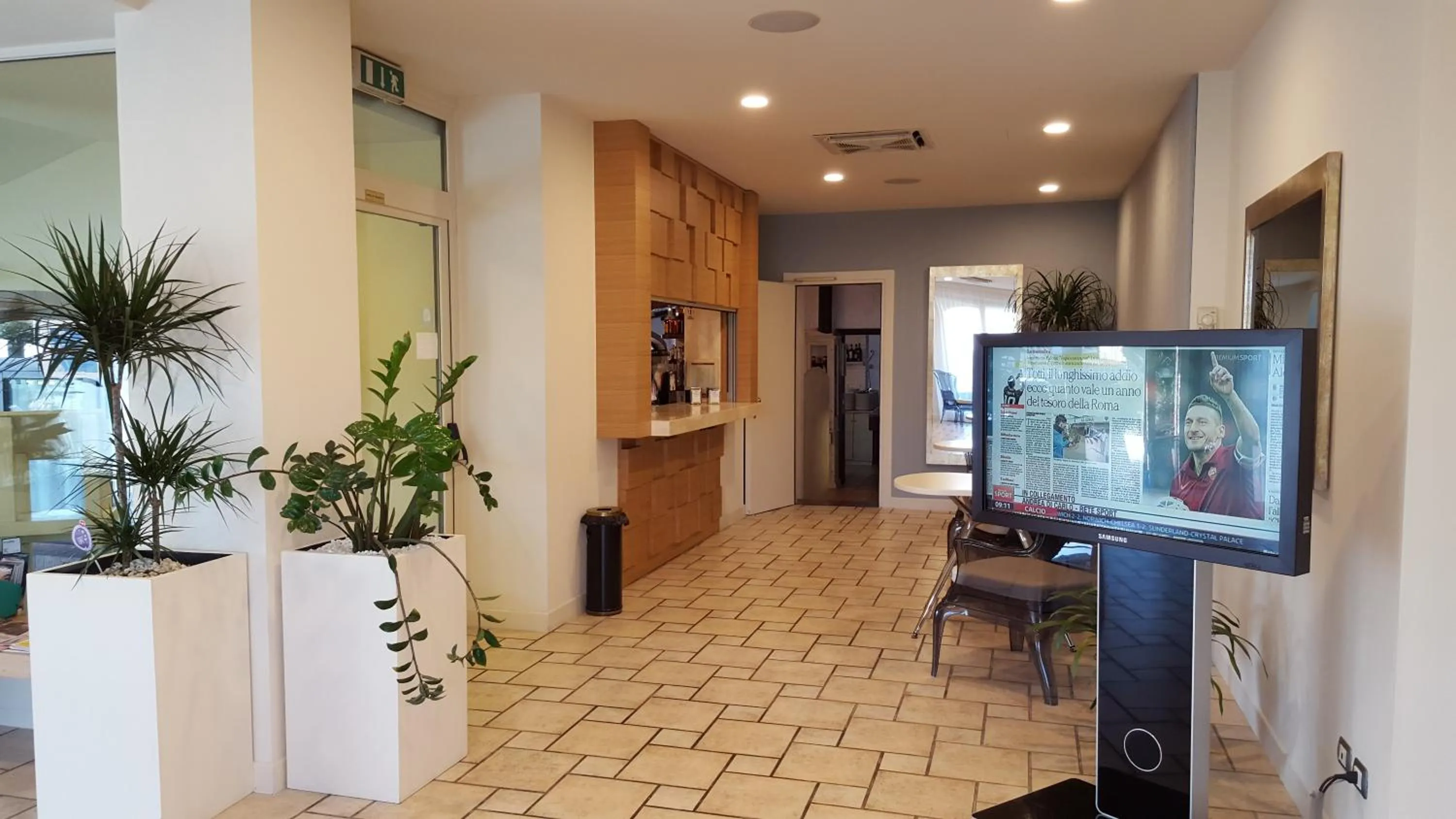 Decorative detail in Hotel Cristoforo Colombo