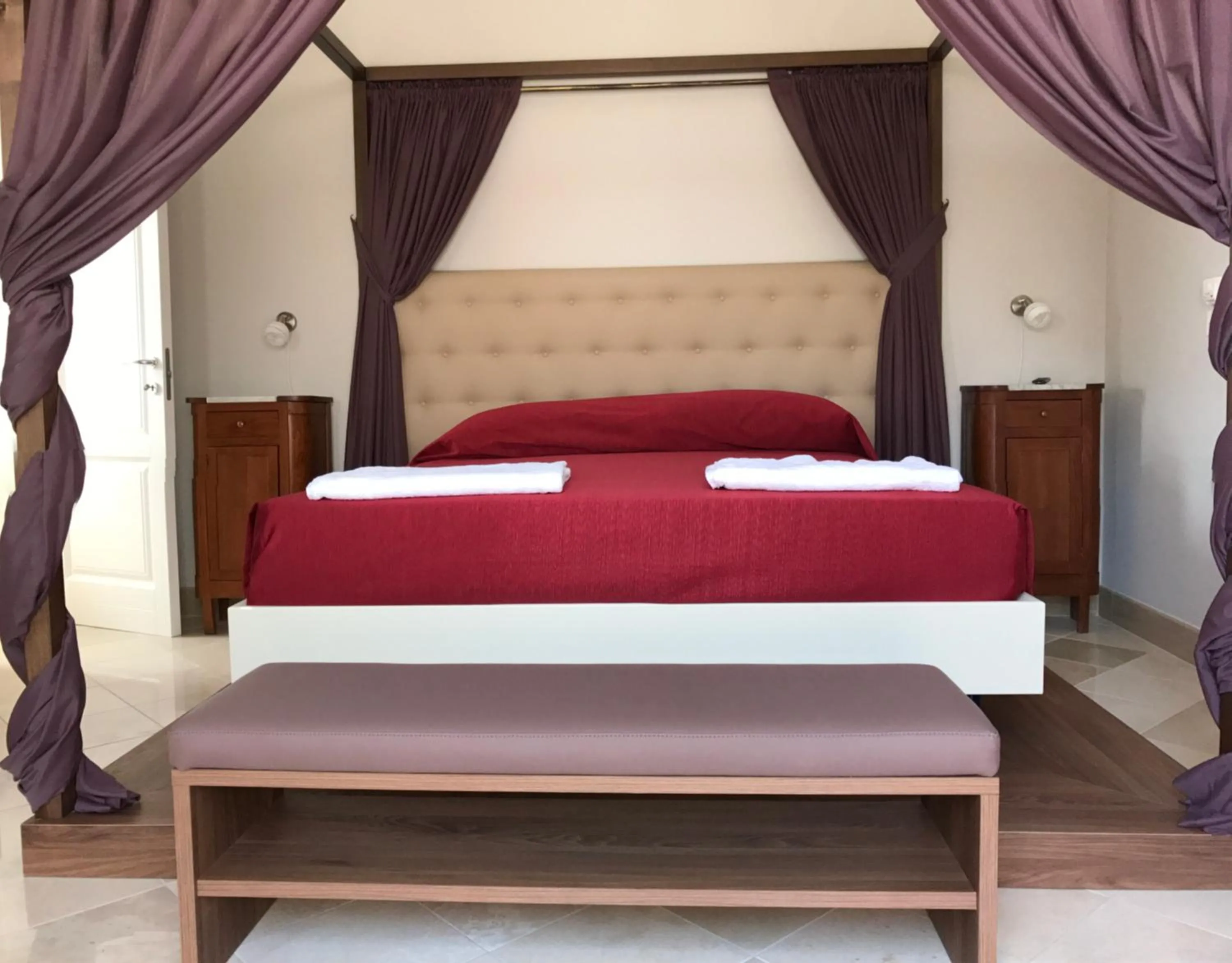 Photo of the whole room, Bed in Palazzo Massari