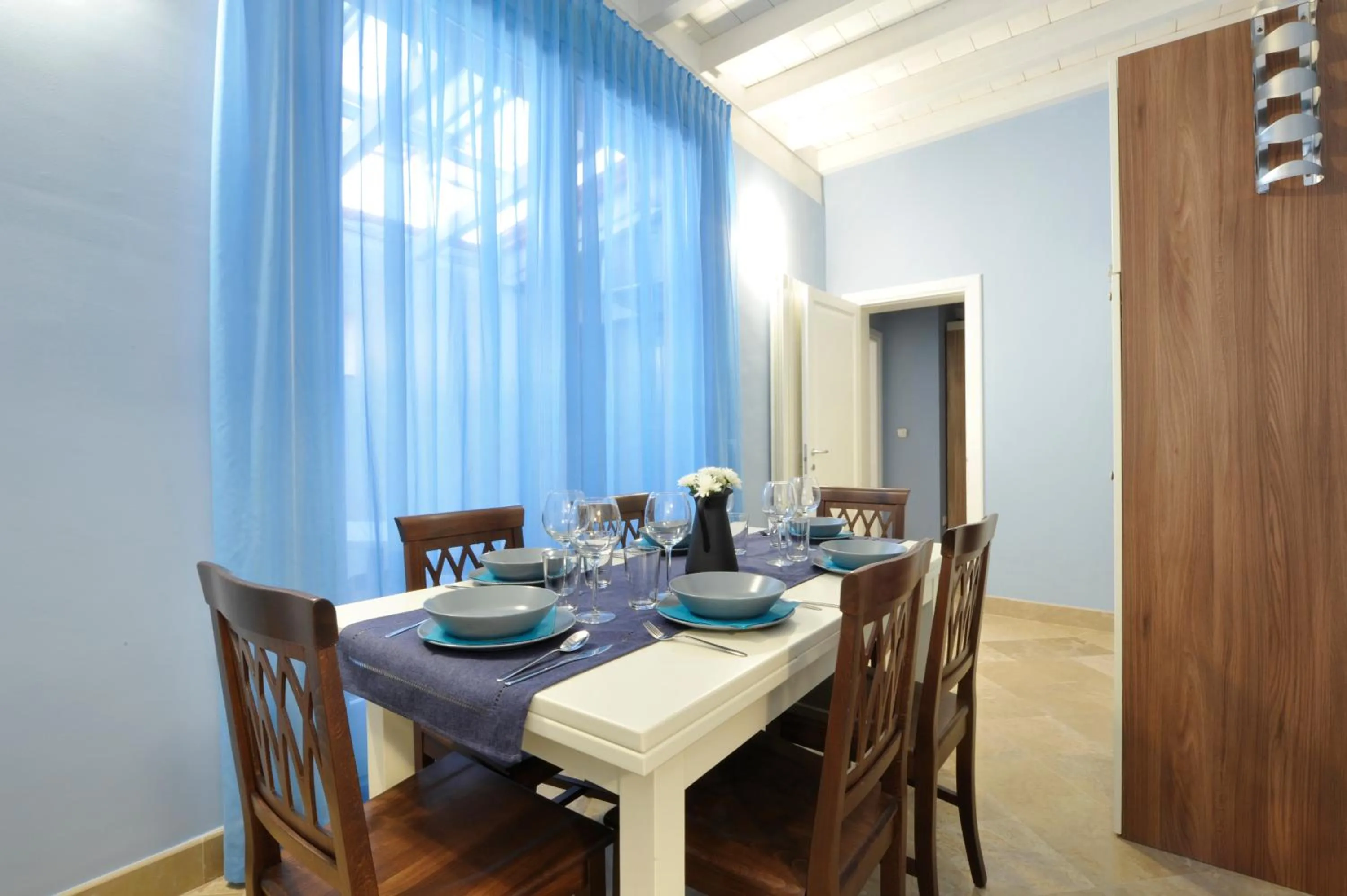 Dining area in Palazzo Massari