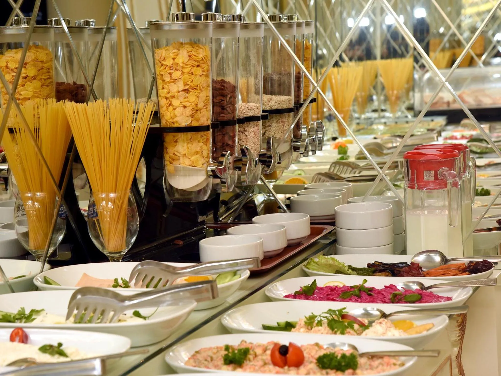 Buffet breakfast in Best Town Hotel