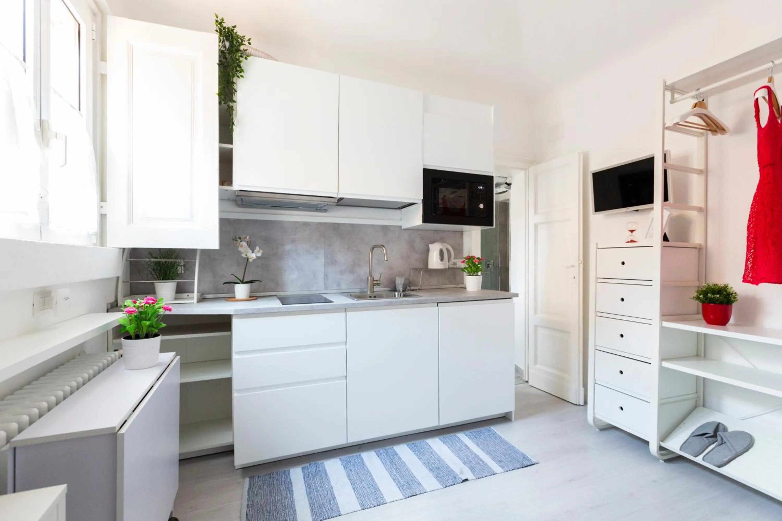 Kitchen or kitchenette in Commenda White Studio