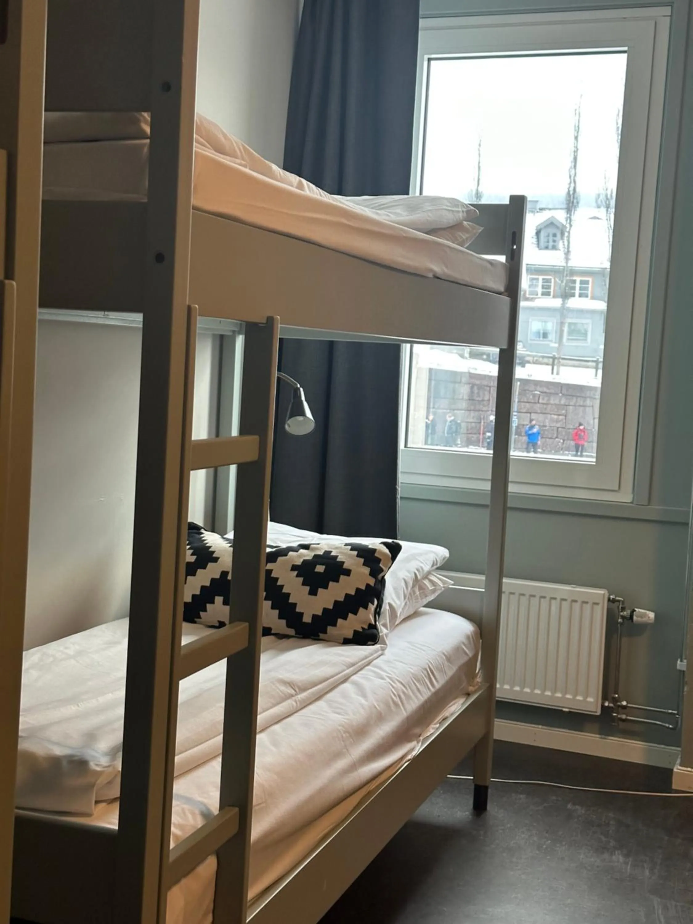 Bed in Stasjonen Hotel