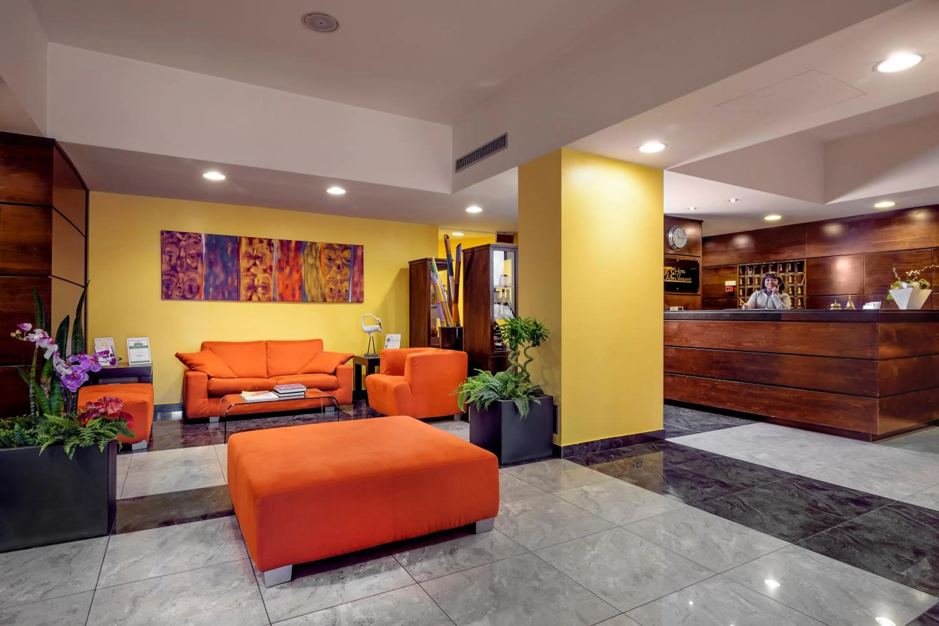 Lobby or reception in Hotel Il Viandante
