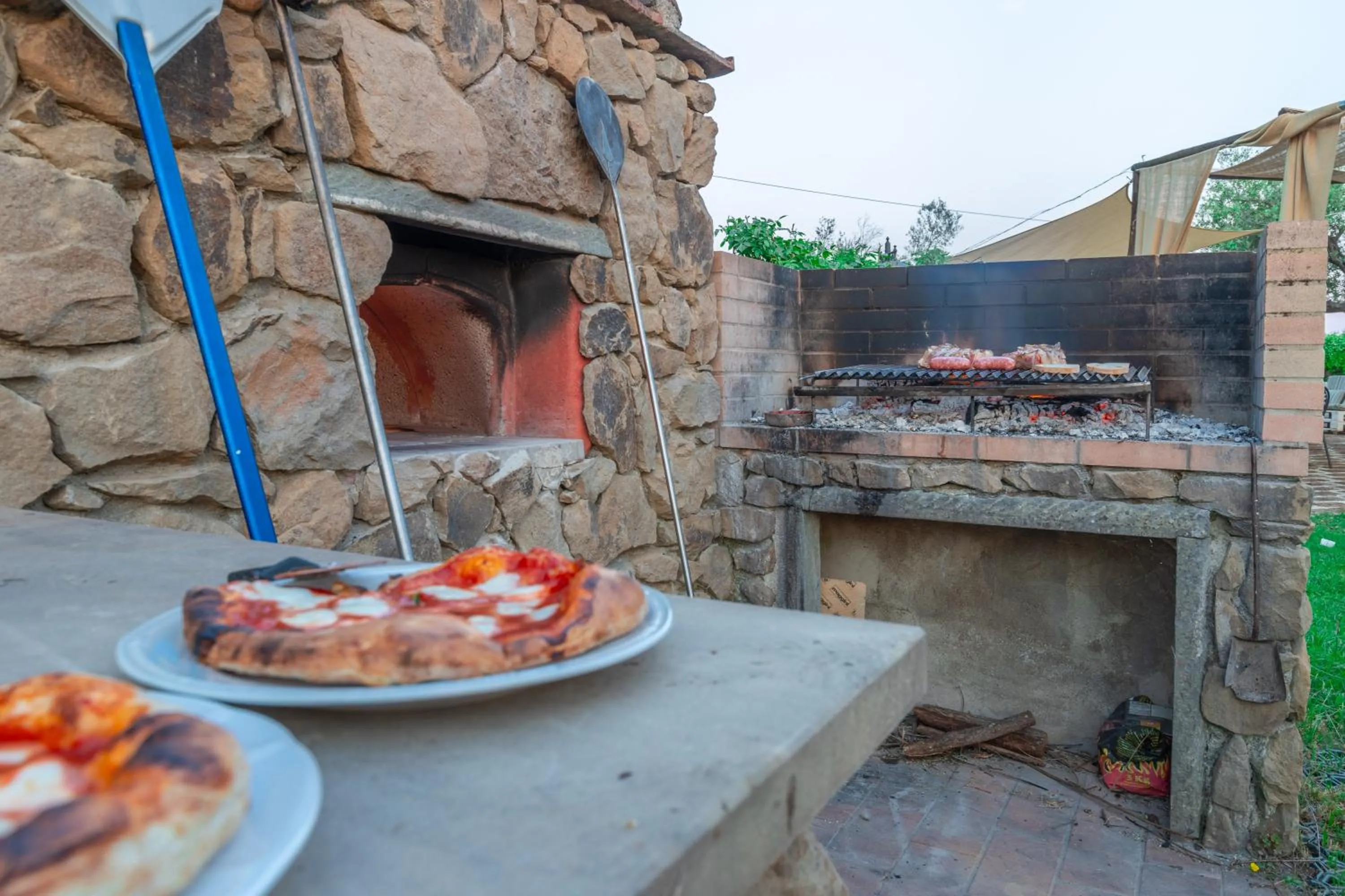 BBQ facilities in La Casa Medioevale