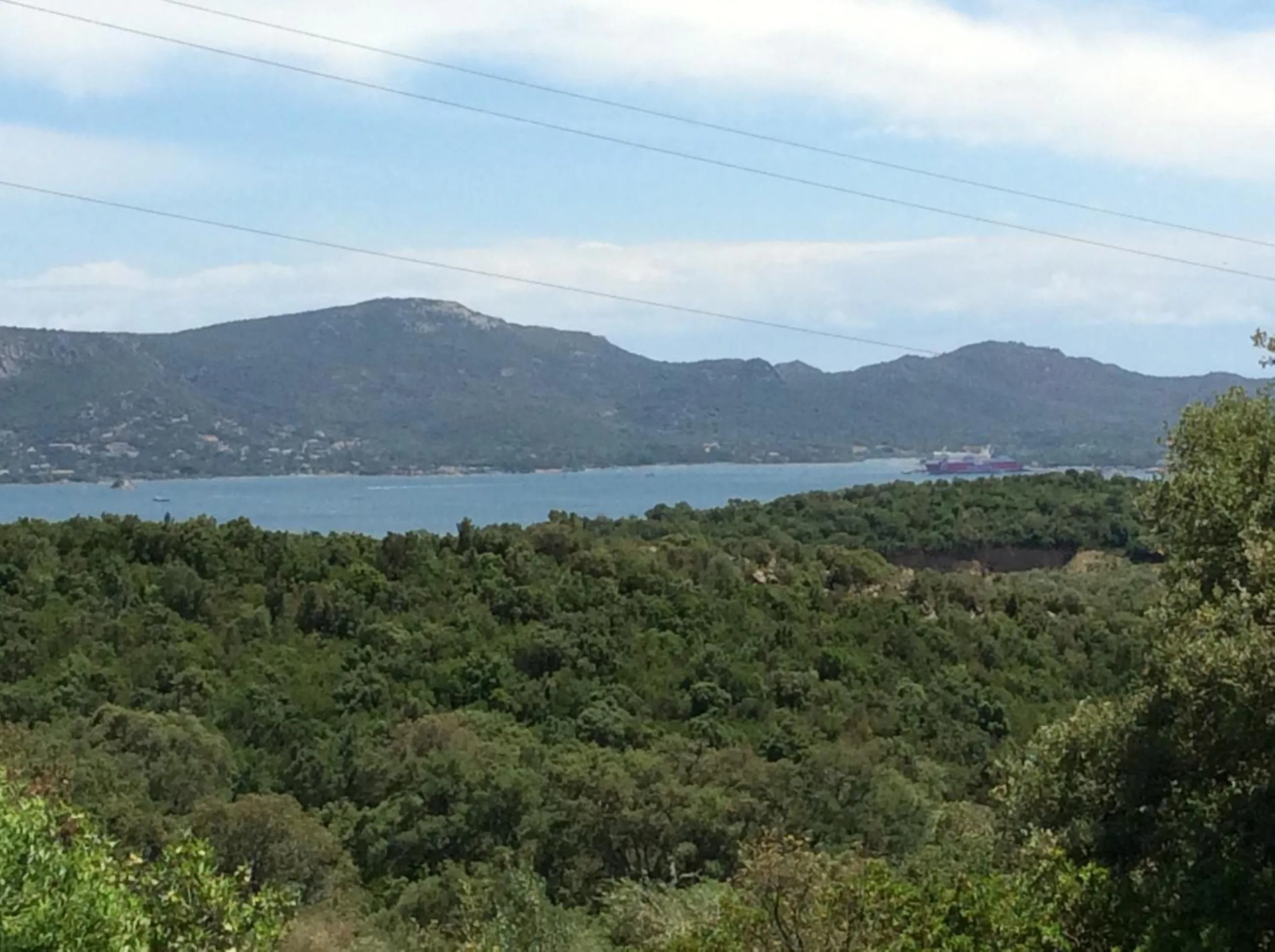 Sea view in Hotel Les Hauts de Porto-Vecchio