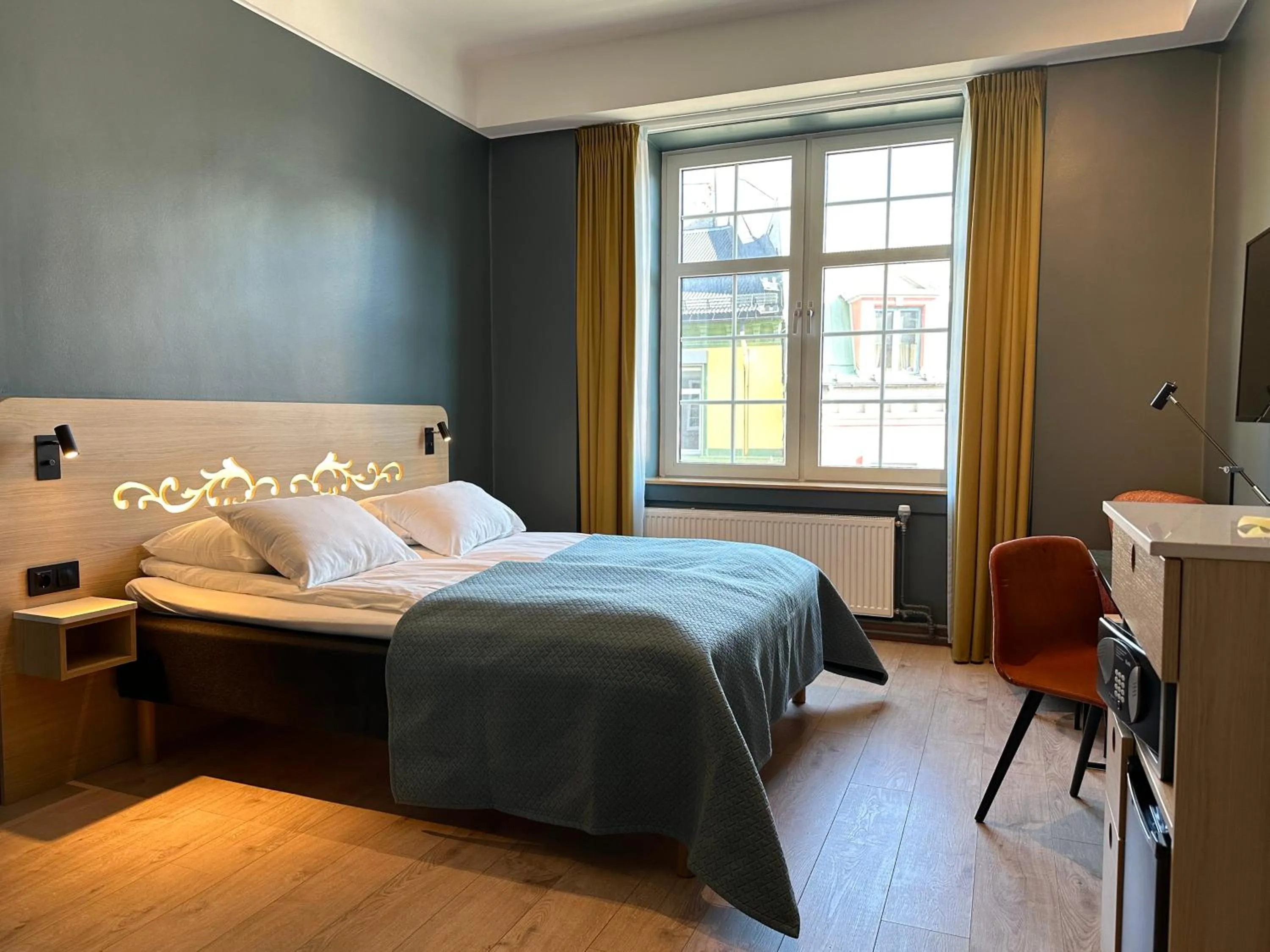 Bed in Hotell Bondeheimen