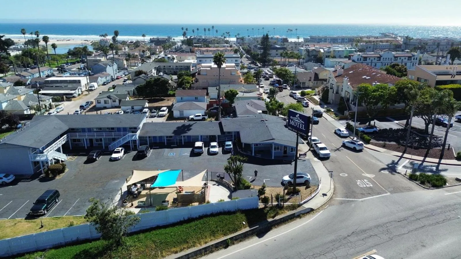 Location in Ocean Palms Motel