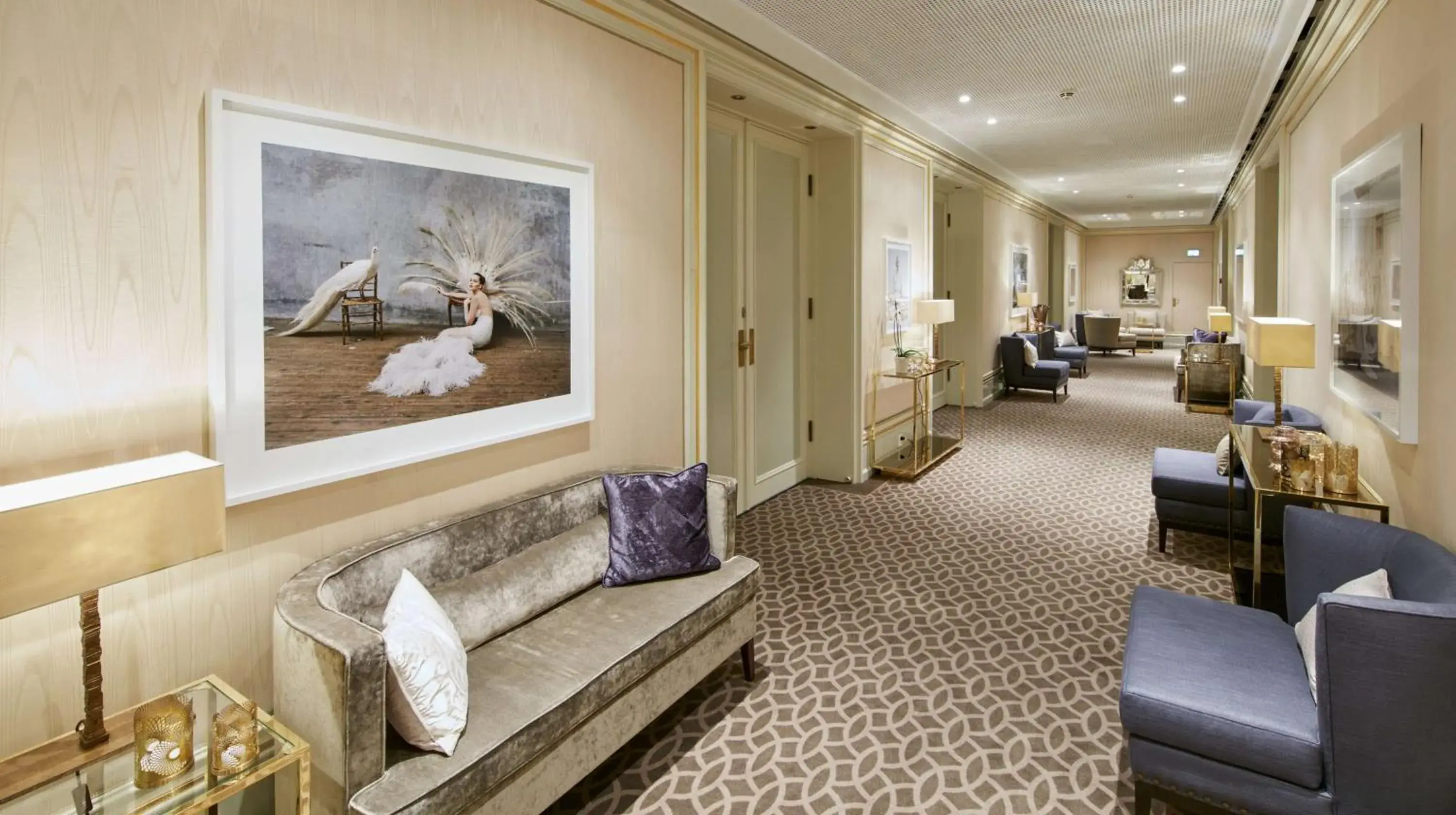 Lobby or reception, Bed in Grand Hotel Oslo Lobby or reception, Bed in Grand Hotel Oslo