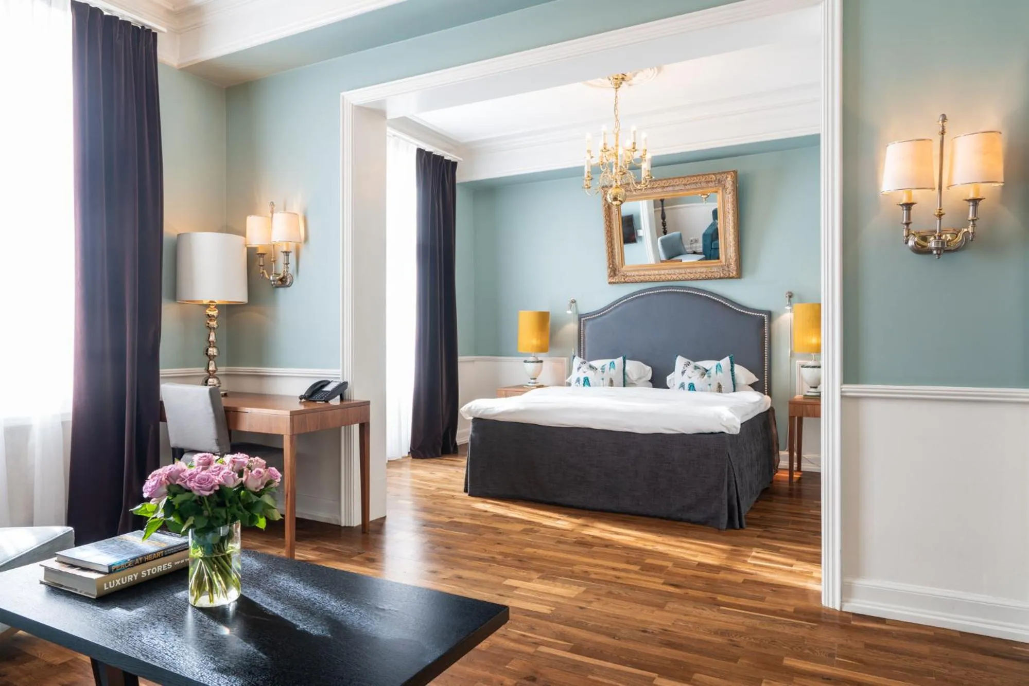 Bed in Grand Hotel Oslo