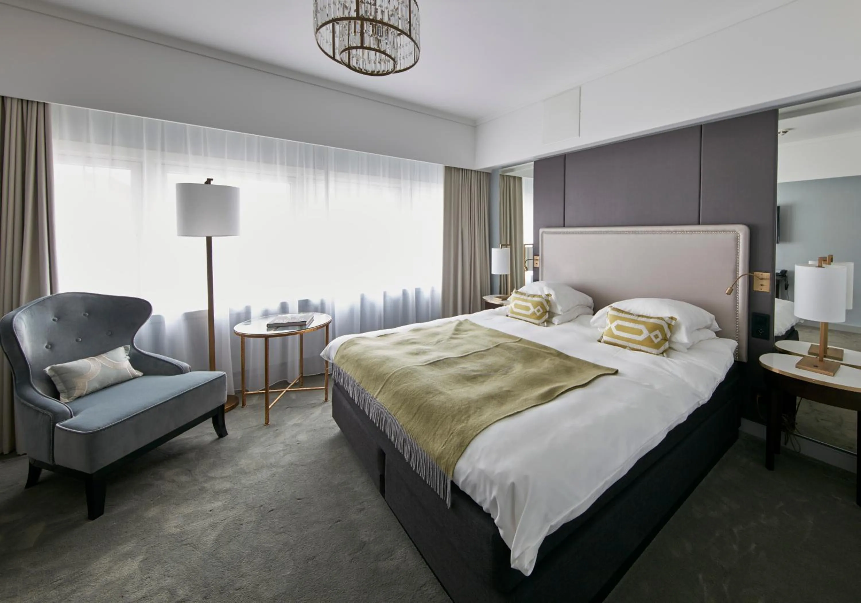 Bed in Grand Hotel Oslo