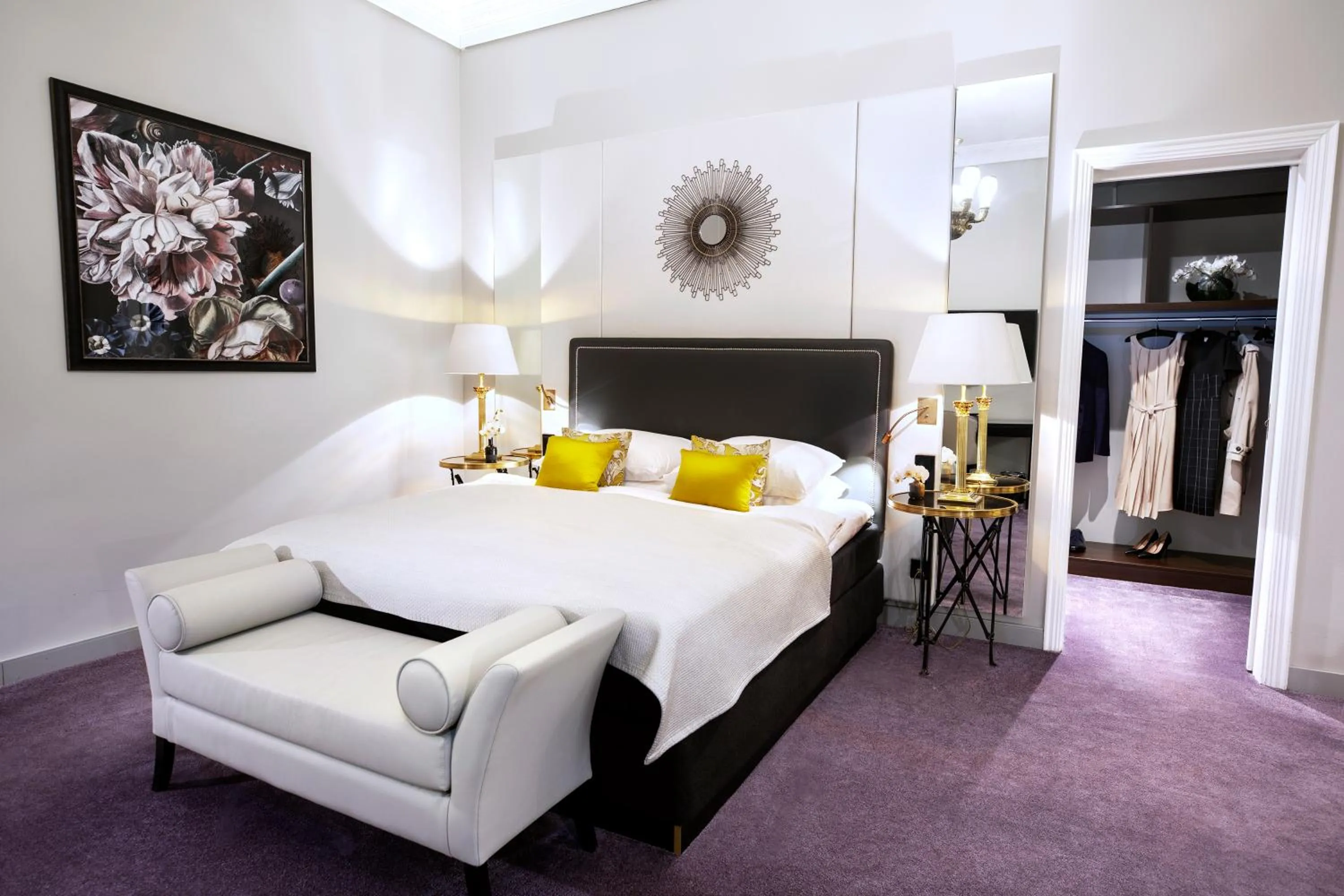 Bed in Grand Hotel Oslo