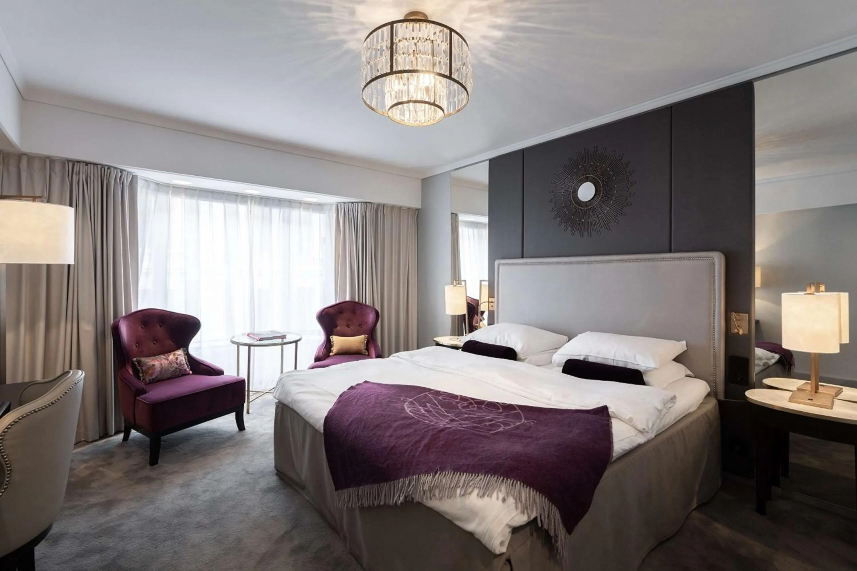 Bedroom, Bed in Grand Hotel Oslo