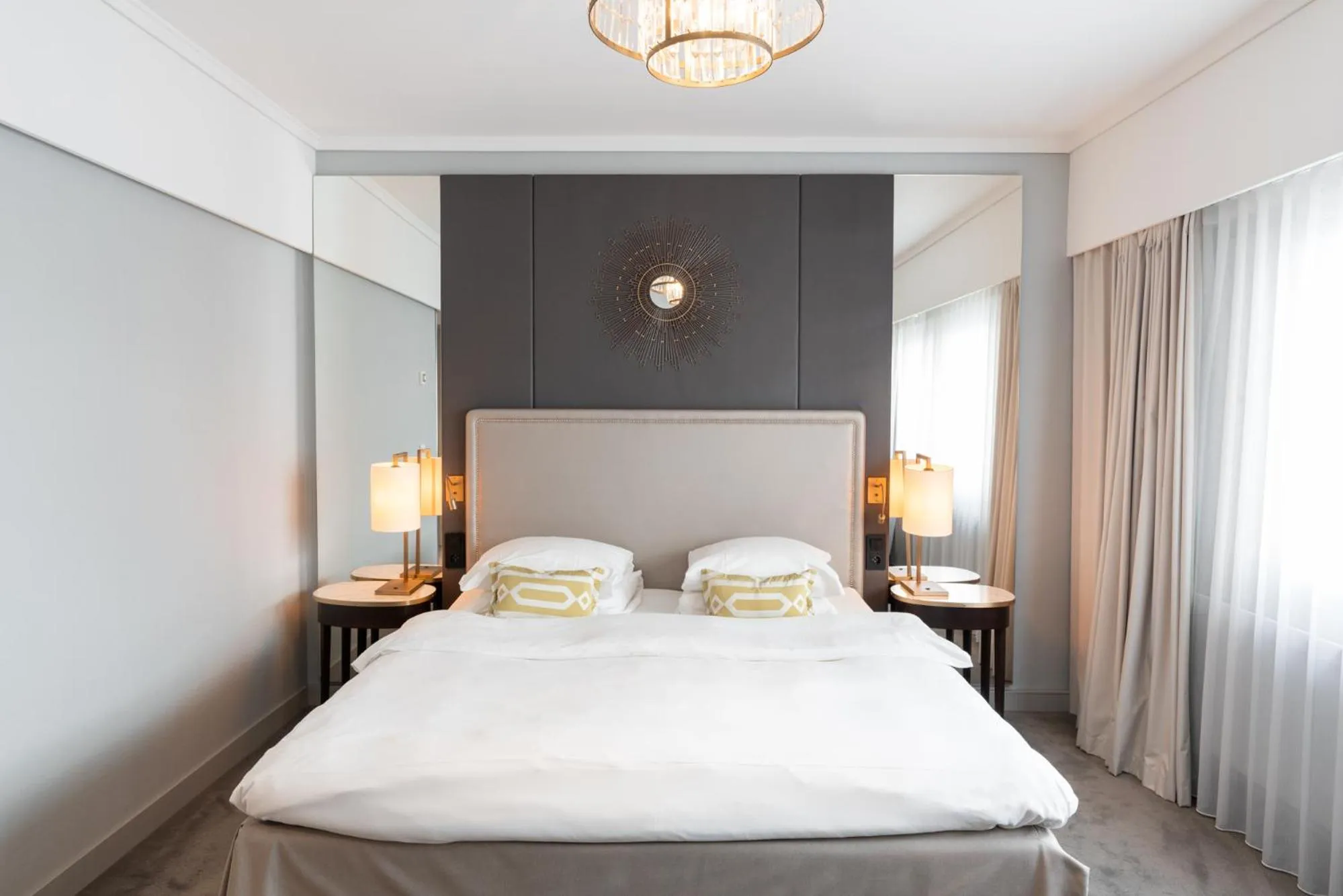 Bed in Grand Hotel Oslo