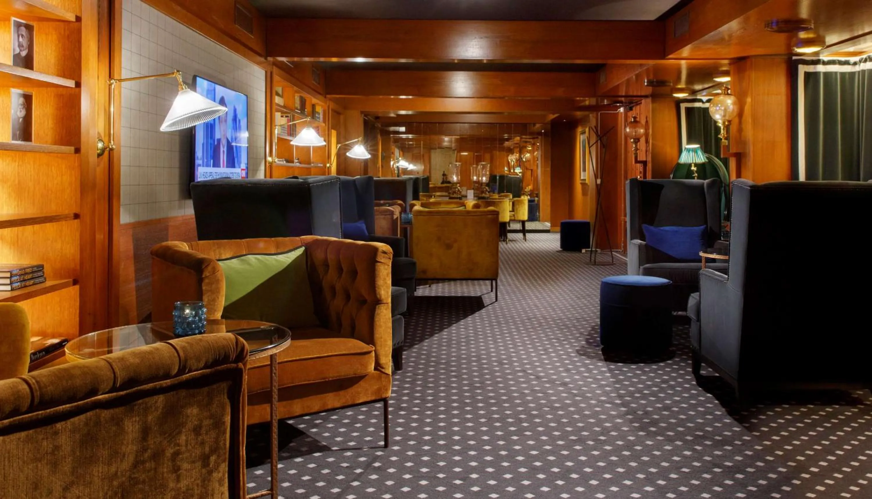 Lobby or reception in Grand Hotel Oslo