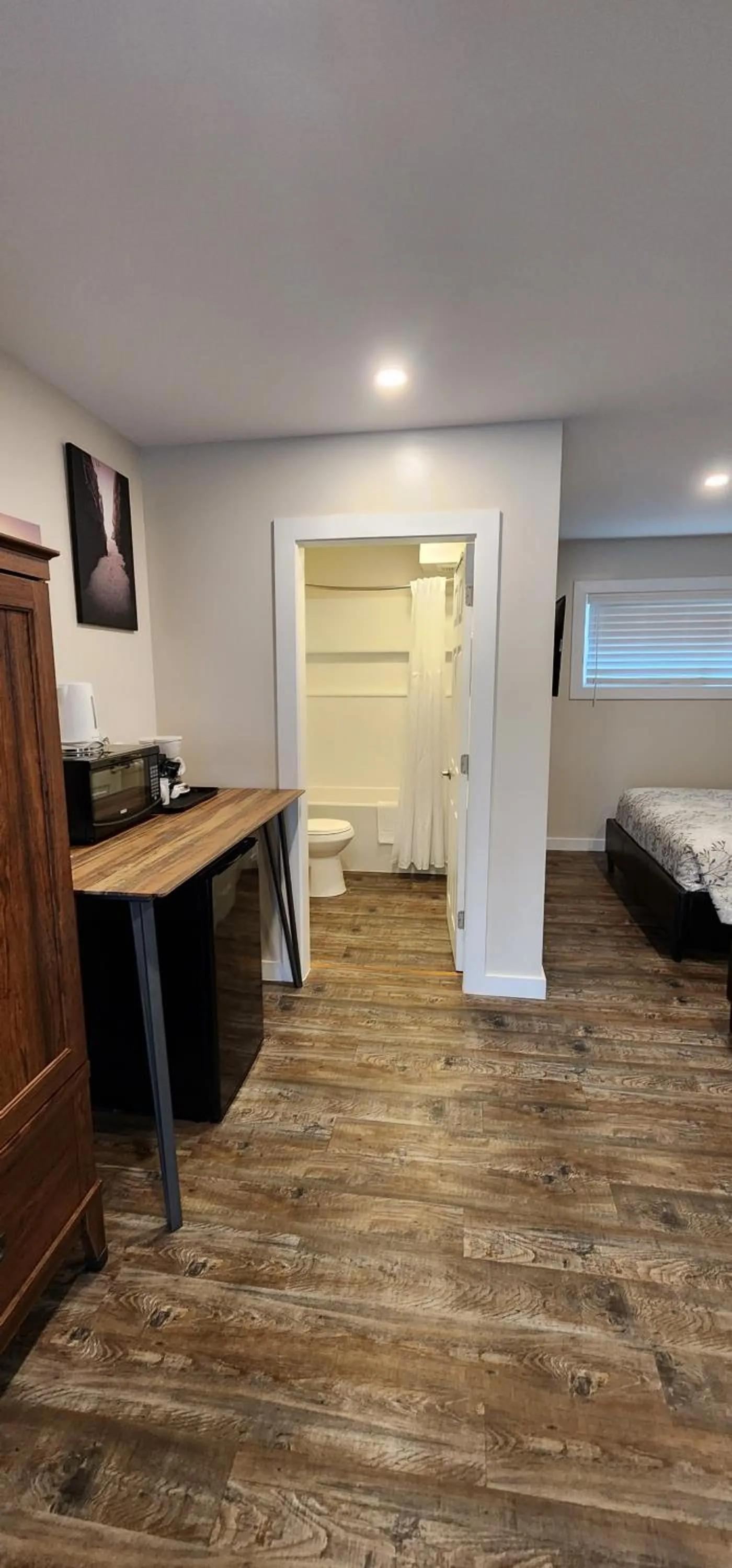 Bed in Meares Vista Inn