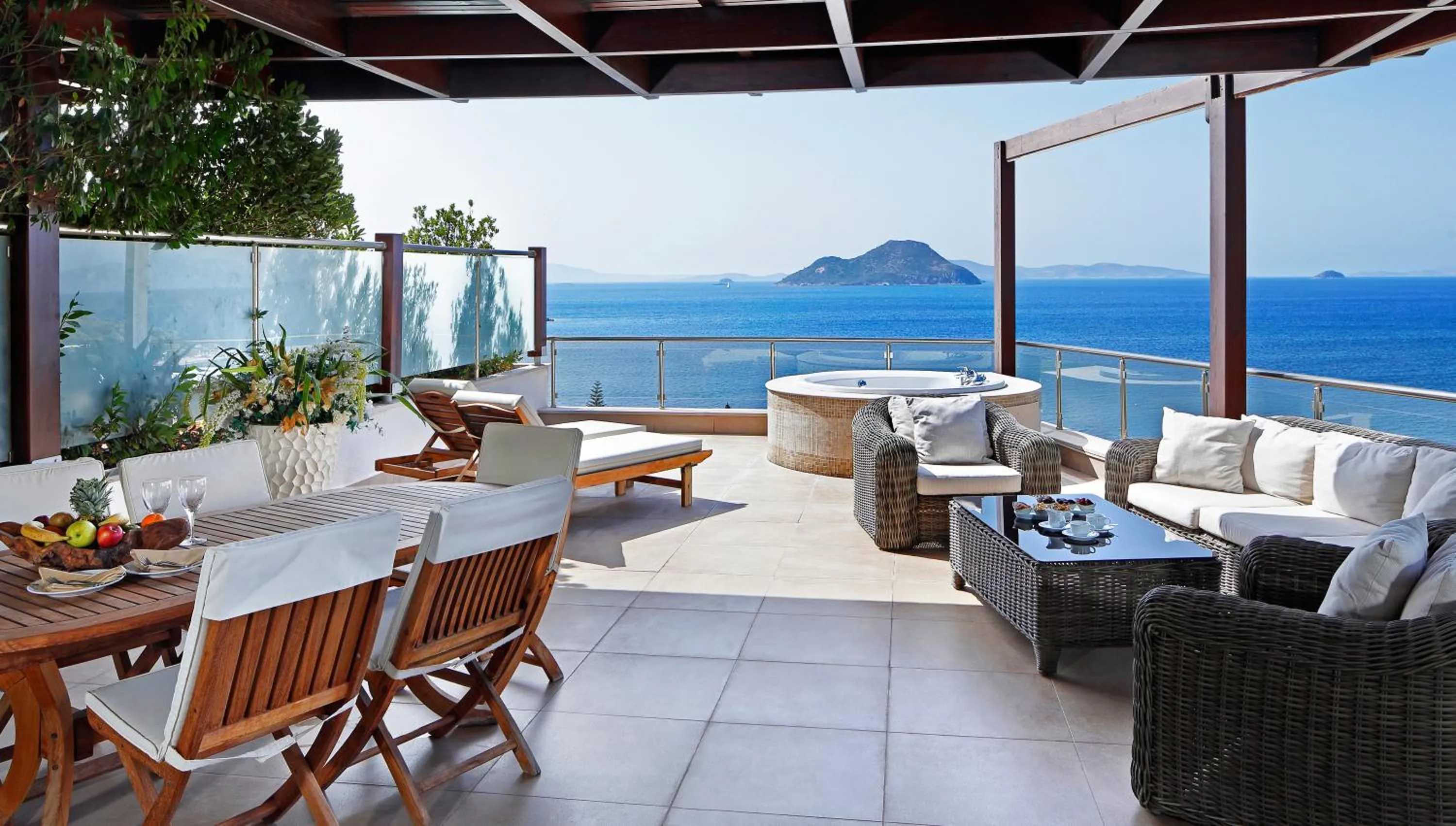 Patio in Sianji Well-Being Resort