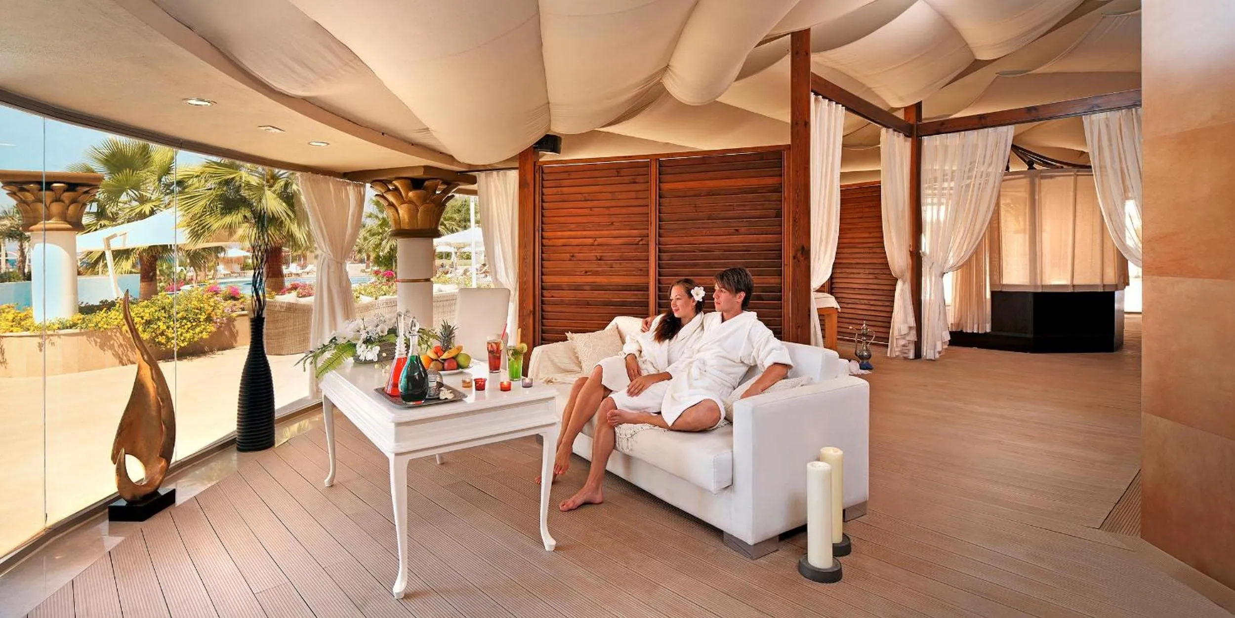 Hot Spring Bath in Sianji Well-Being Resort