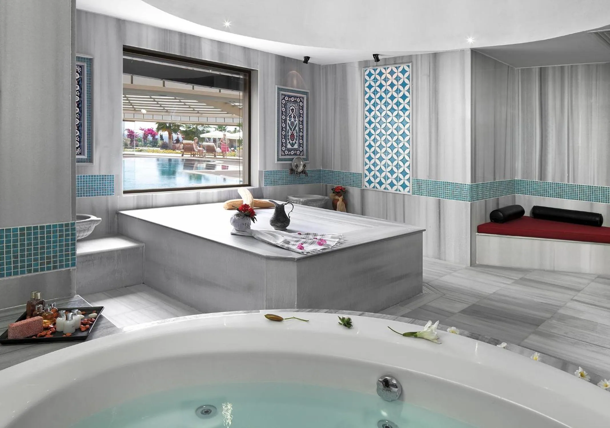 People in Sianji Well-Being Resort