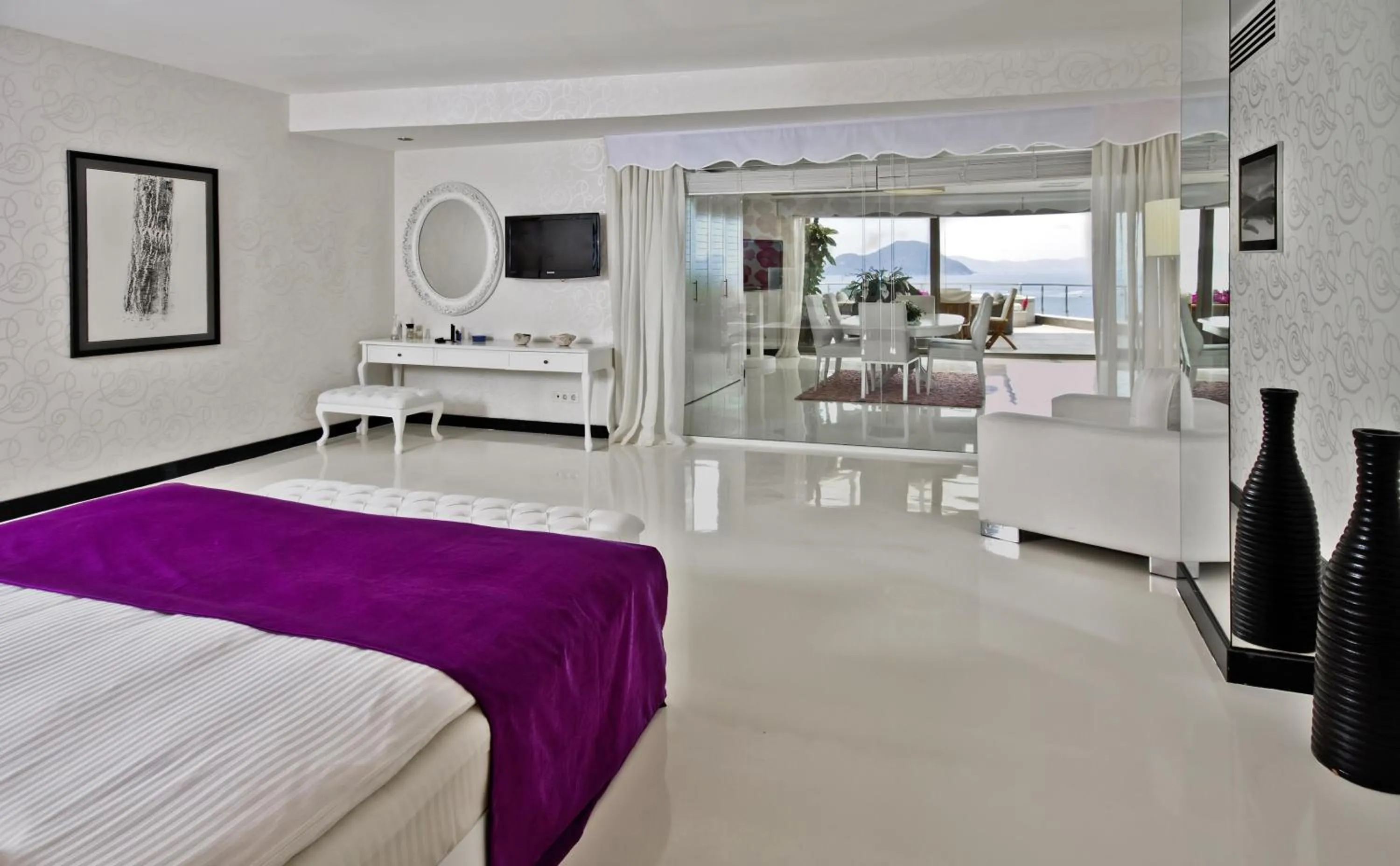 Bed in Sianji Well-Being Resort