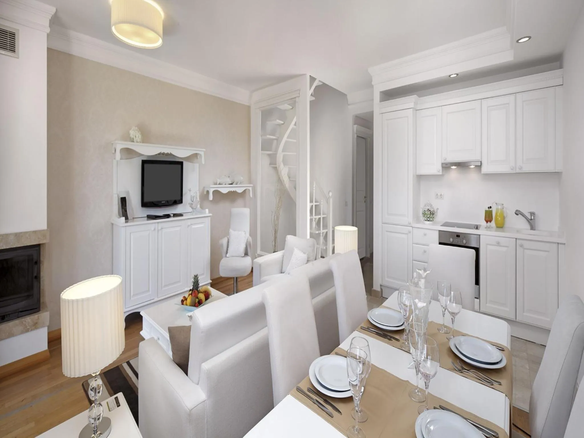 Kitchen or kitchenette in Sianji Well-Being Resort