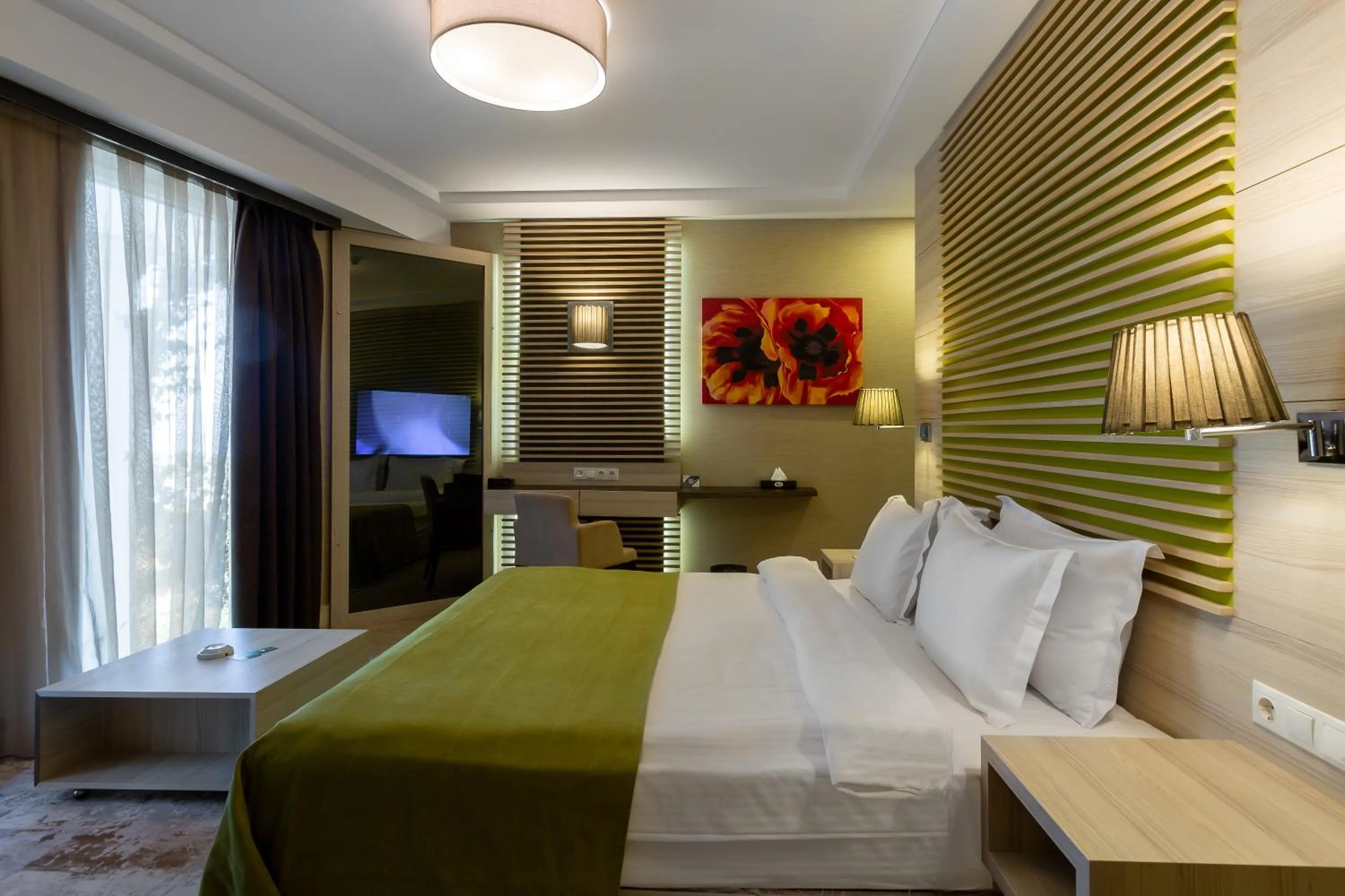 Bed in Sianji Well-Being Resort