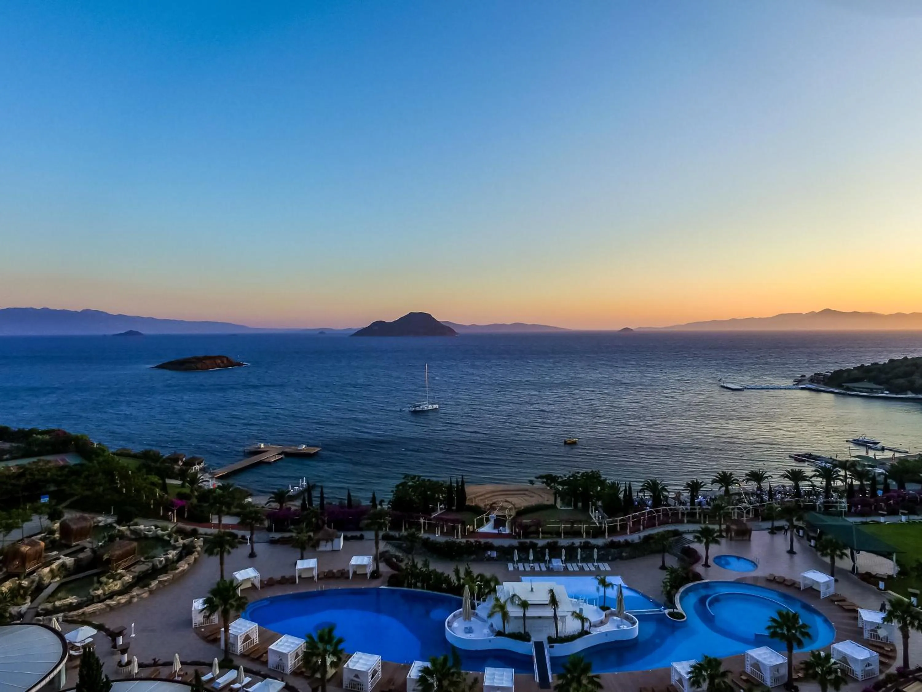 Natural landscape in Sianji Well-Being Resort