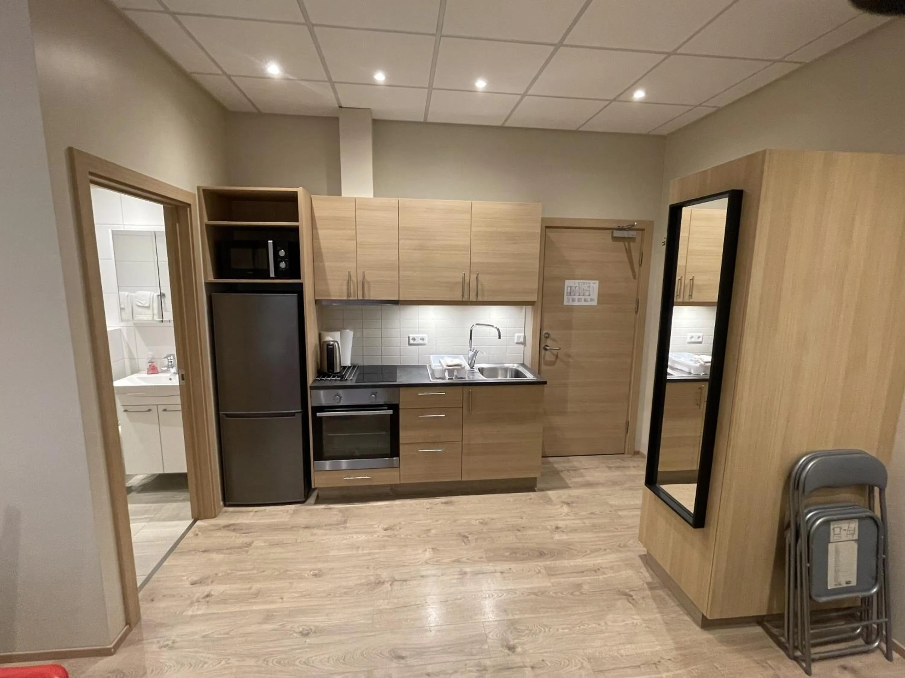 Kitchen or kitchenette in K16Apartments