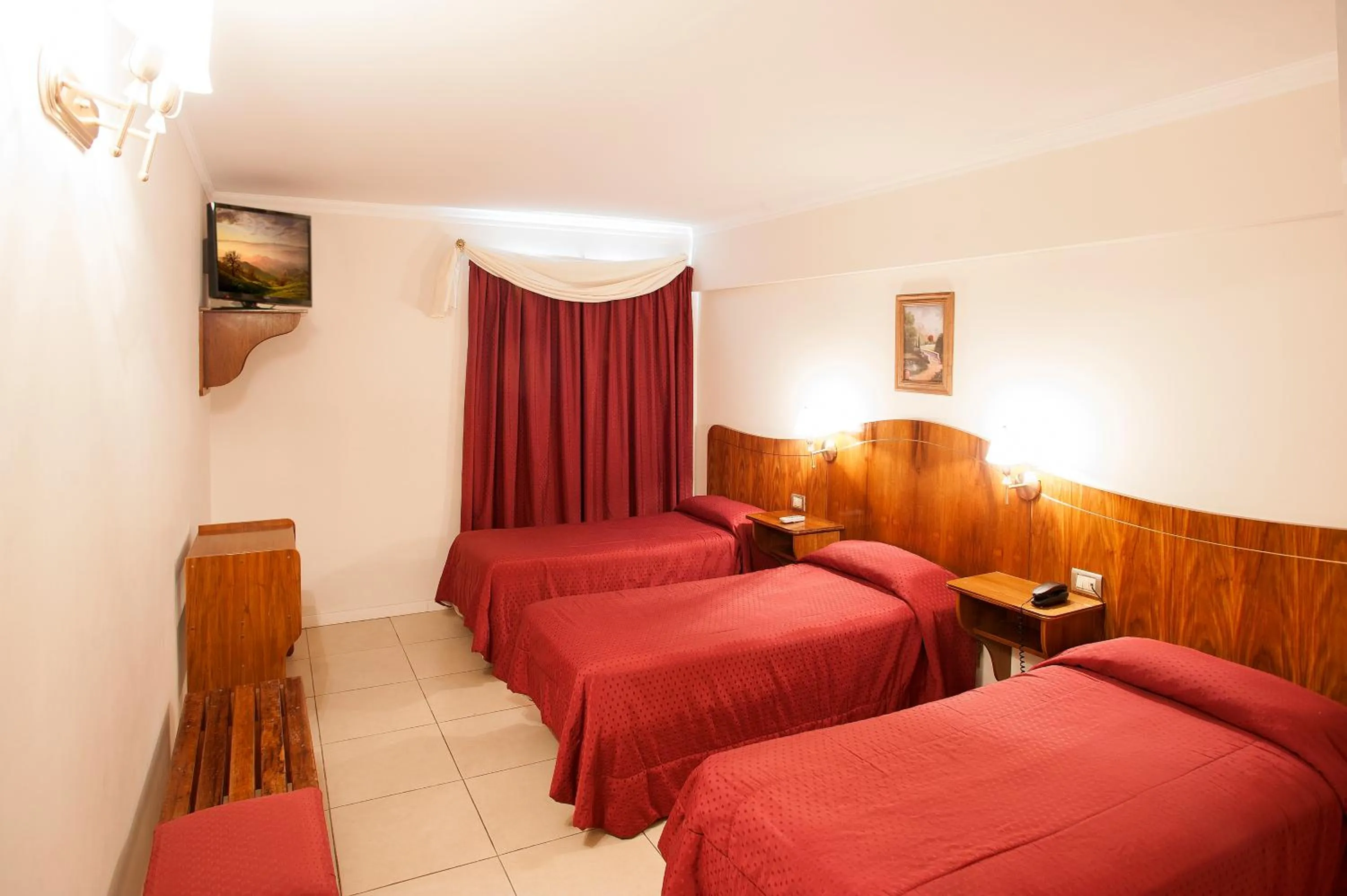 Bed in Hotel Princess