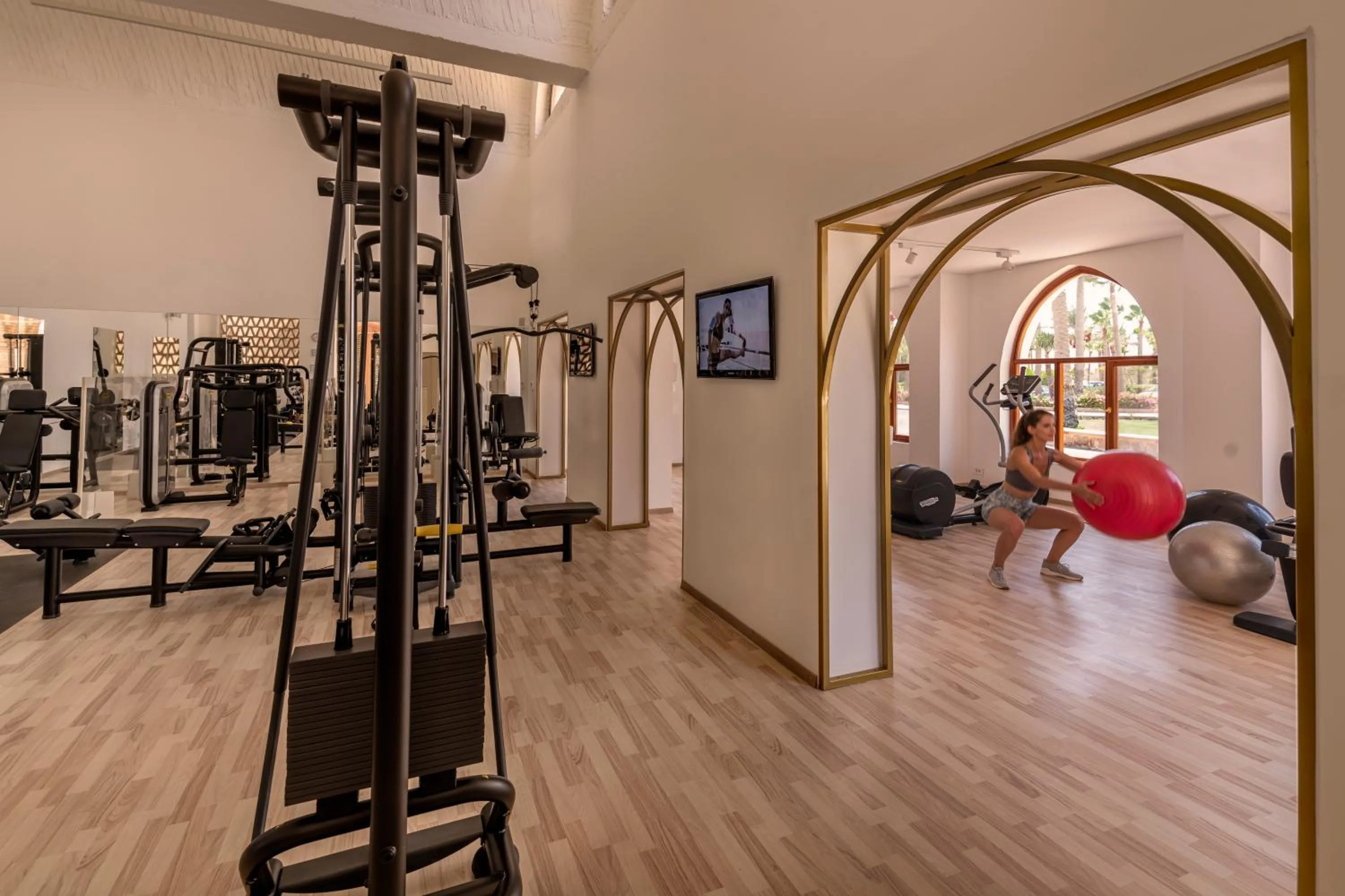 Fitness centre/facilities in Movenpick Resort El Quseir