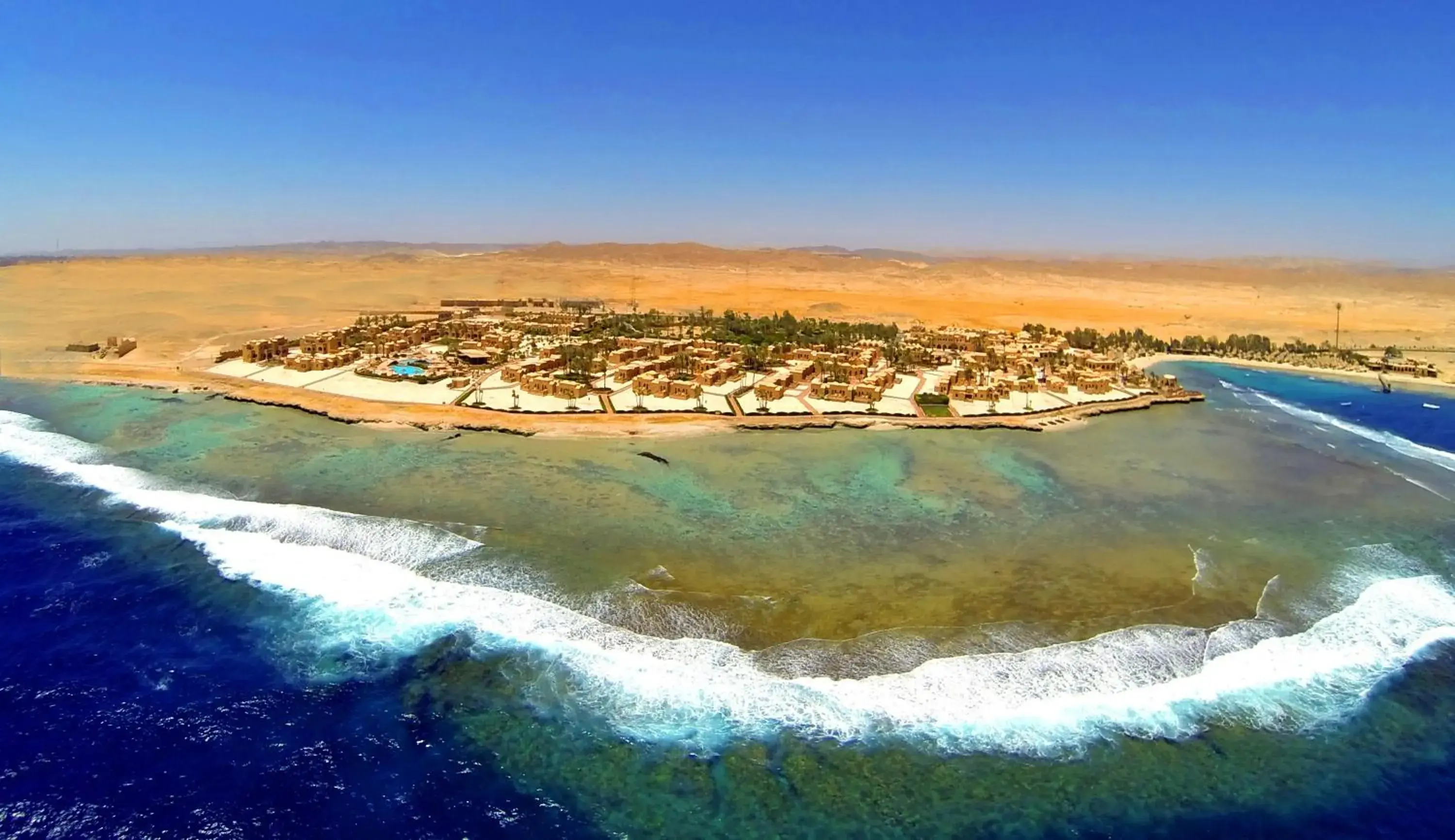 Bird's eye view in Movenpick Resort El Quseir Bird's eye view in Movenpick Resort El Quseir