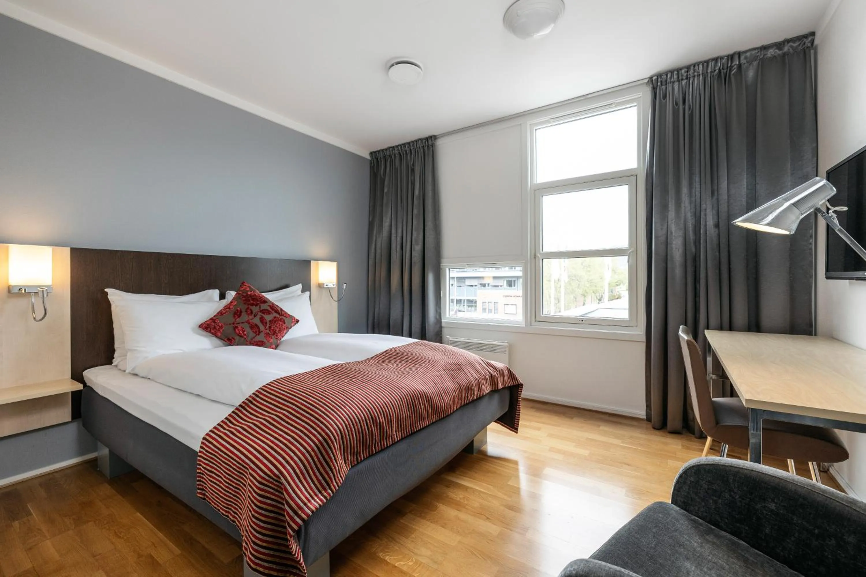 Bed in Quality Airport Hotel Værnes