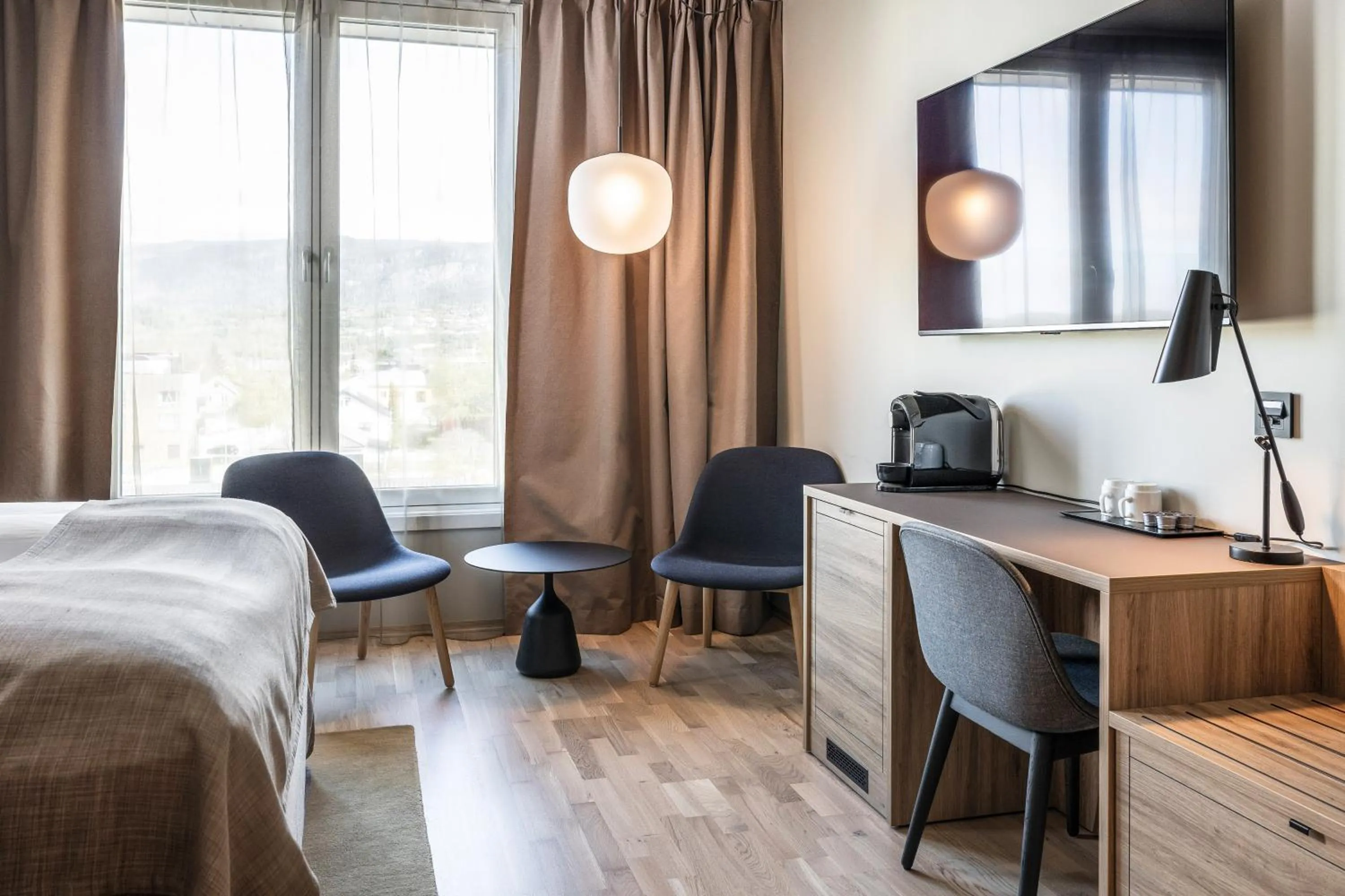 Bed in Quality Airport Hotel Værnes