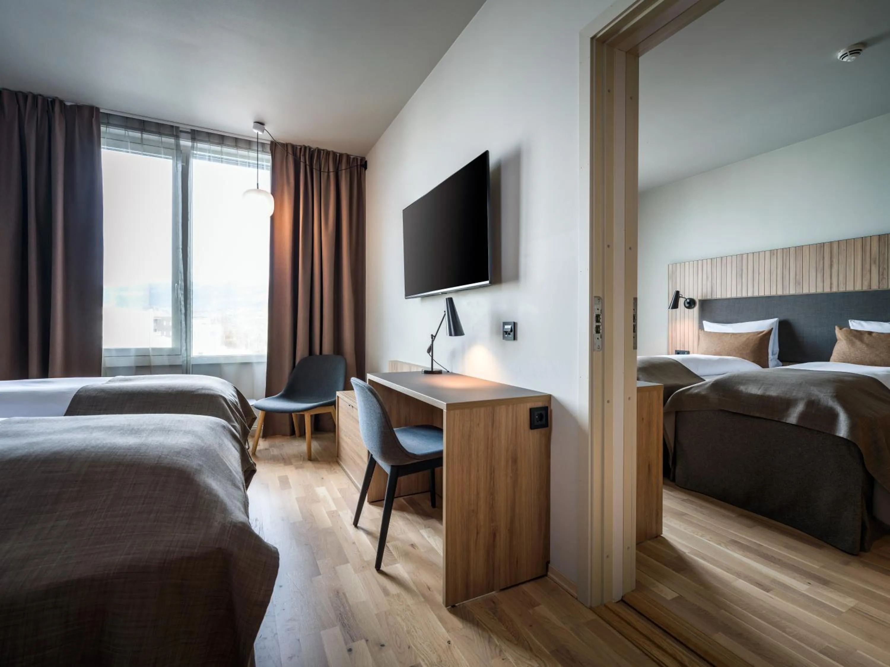 Bed in Quality Airport Hotel Værnes