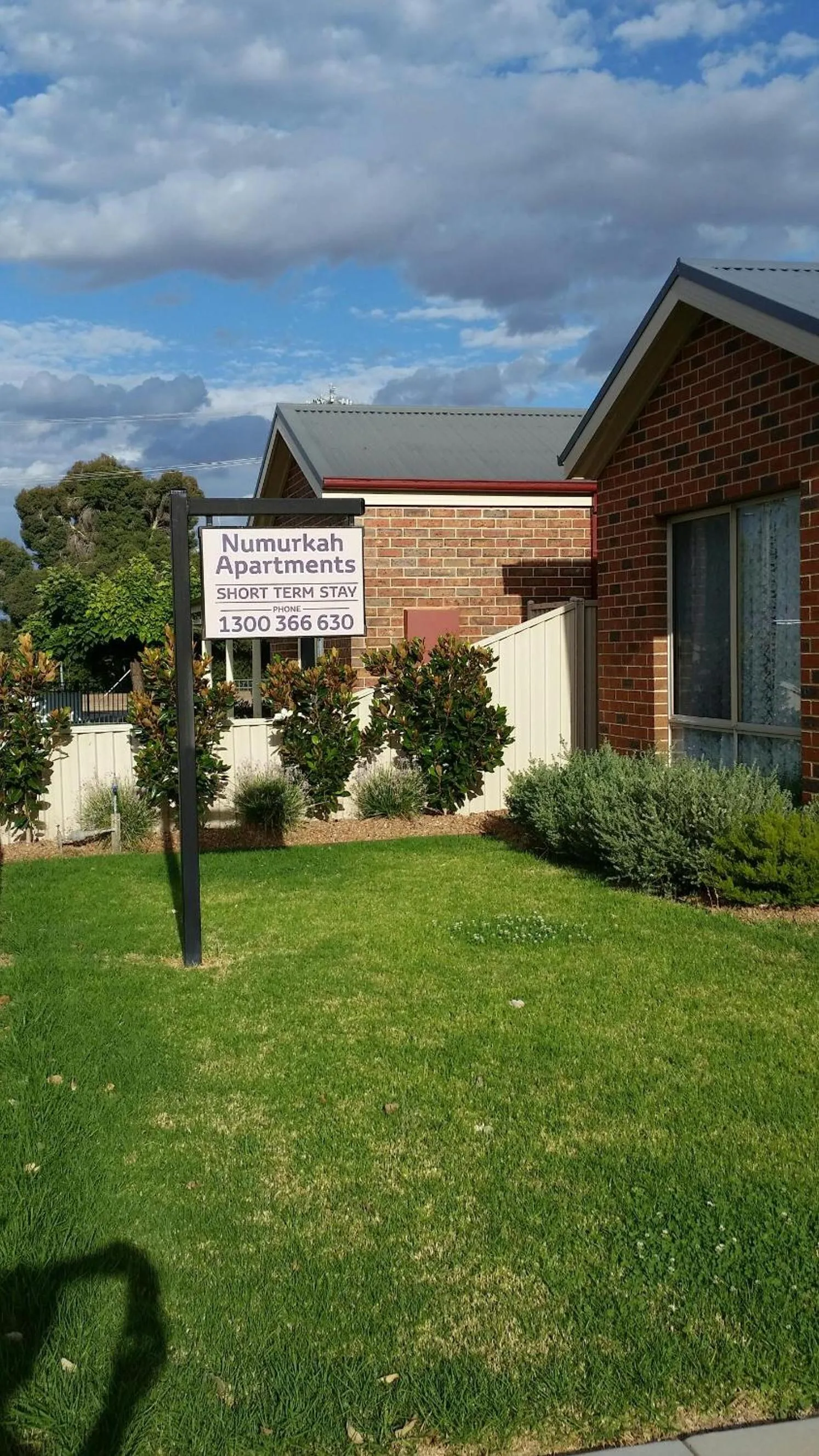 Facade/entrance in Numurkah Self Contained Apartments - The Saxton
