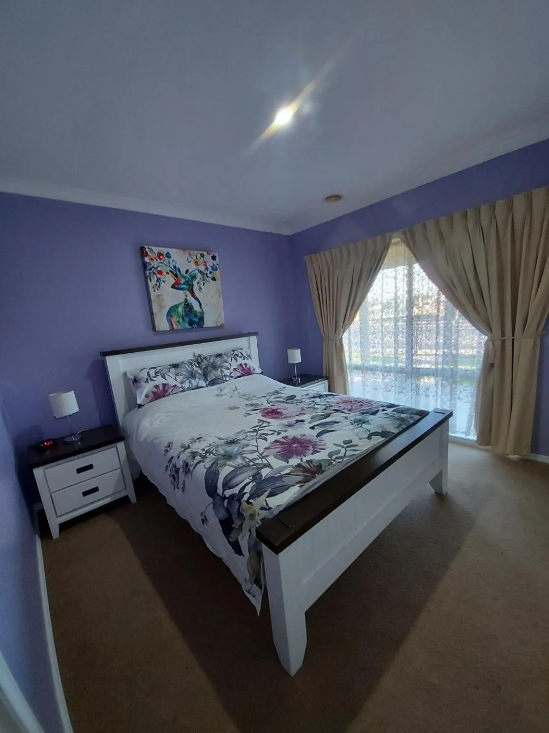 Bedroom, Bed in Numurkah Self Contained Apartments - The Saxton