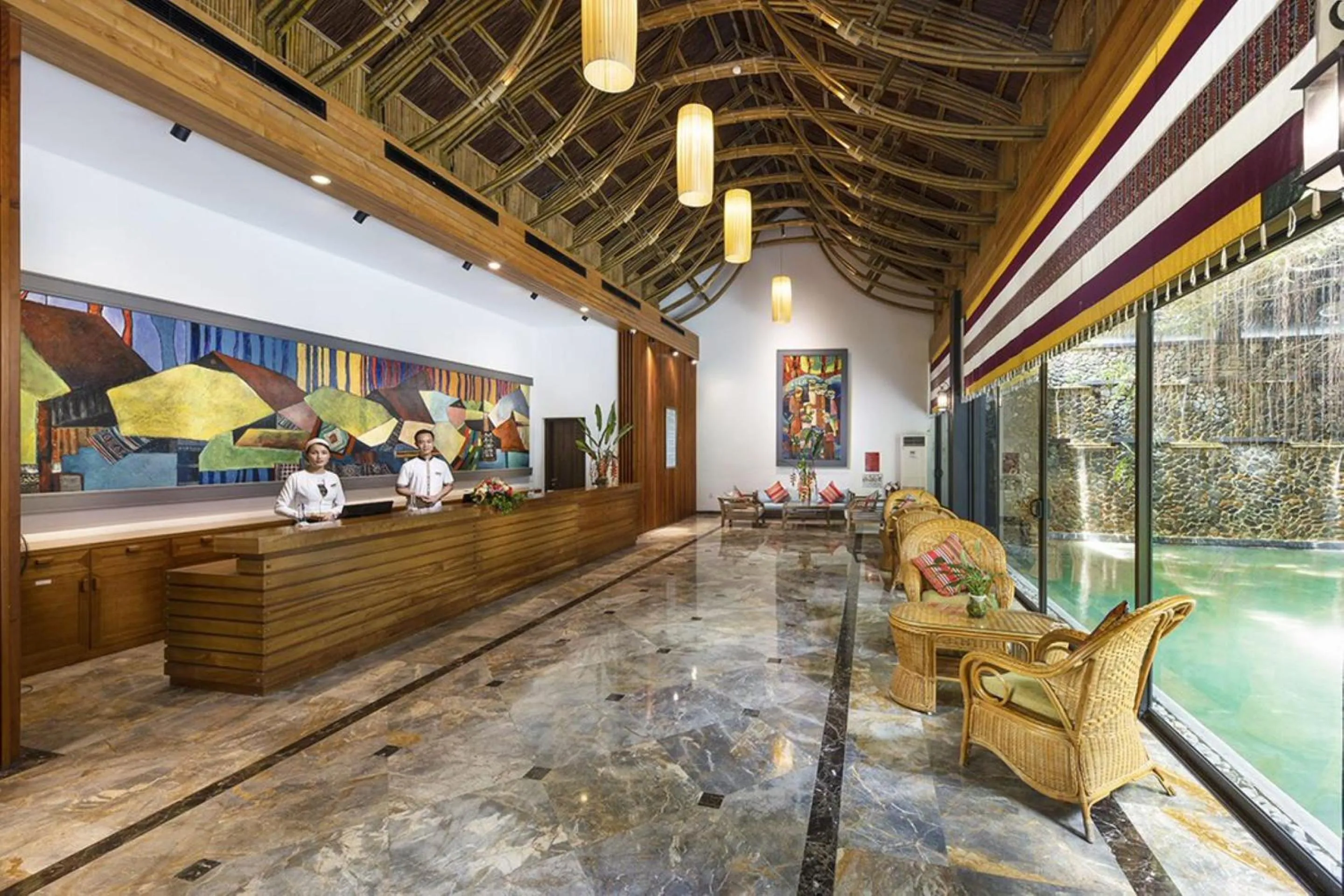 Lobby or reception in Serena Kim Boi Resort - Hoa Binh