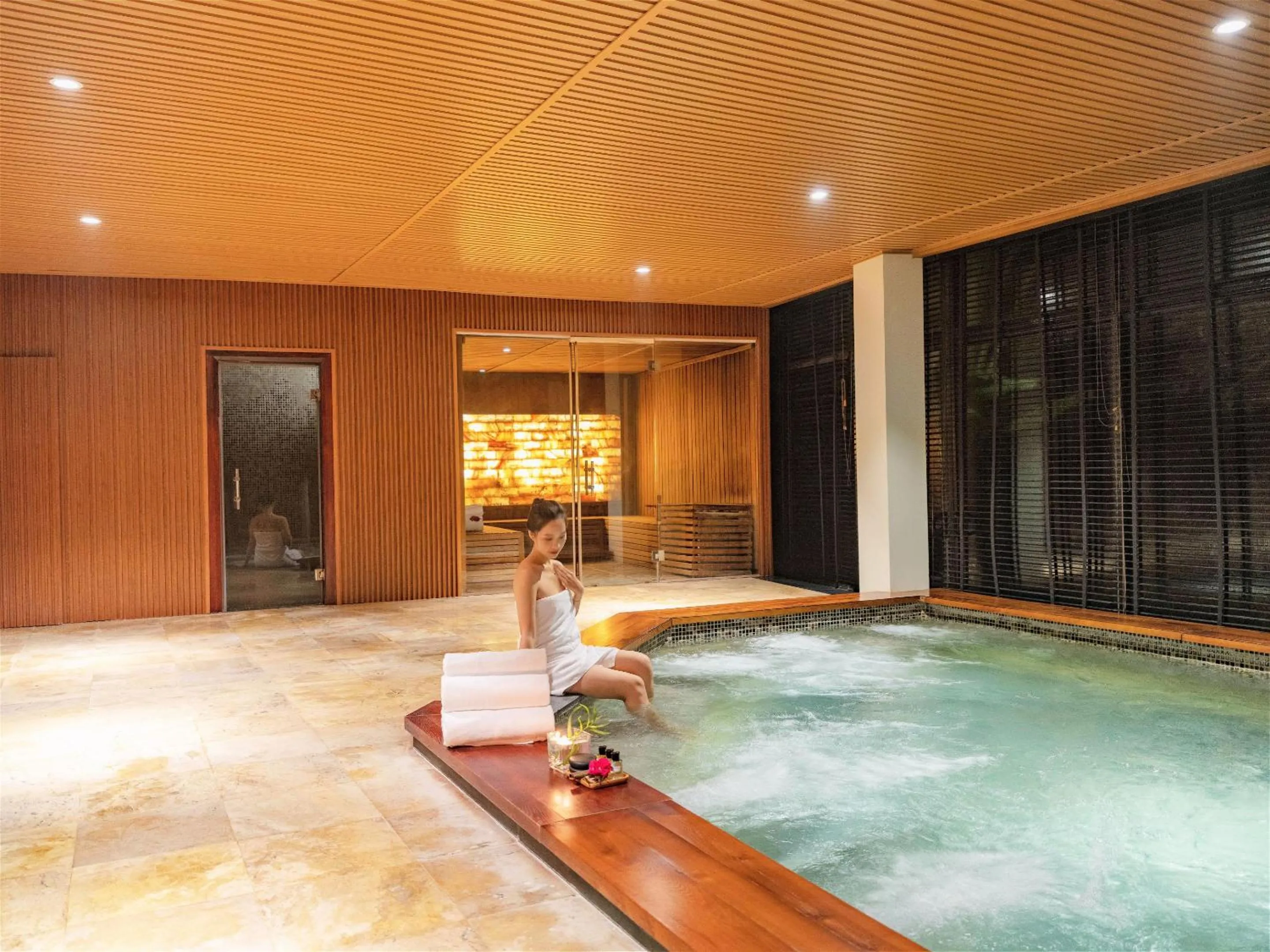 Hot Tub in Serena Kim Boi Resort - Hoa Binh