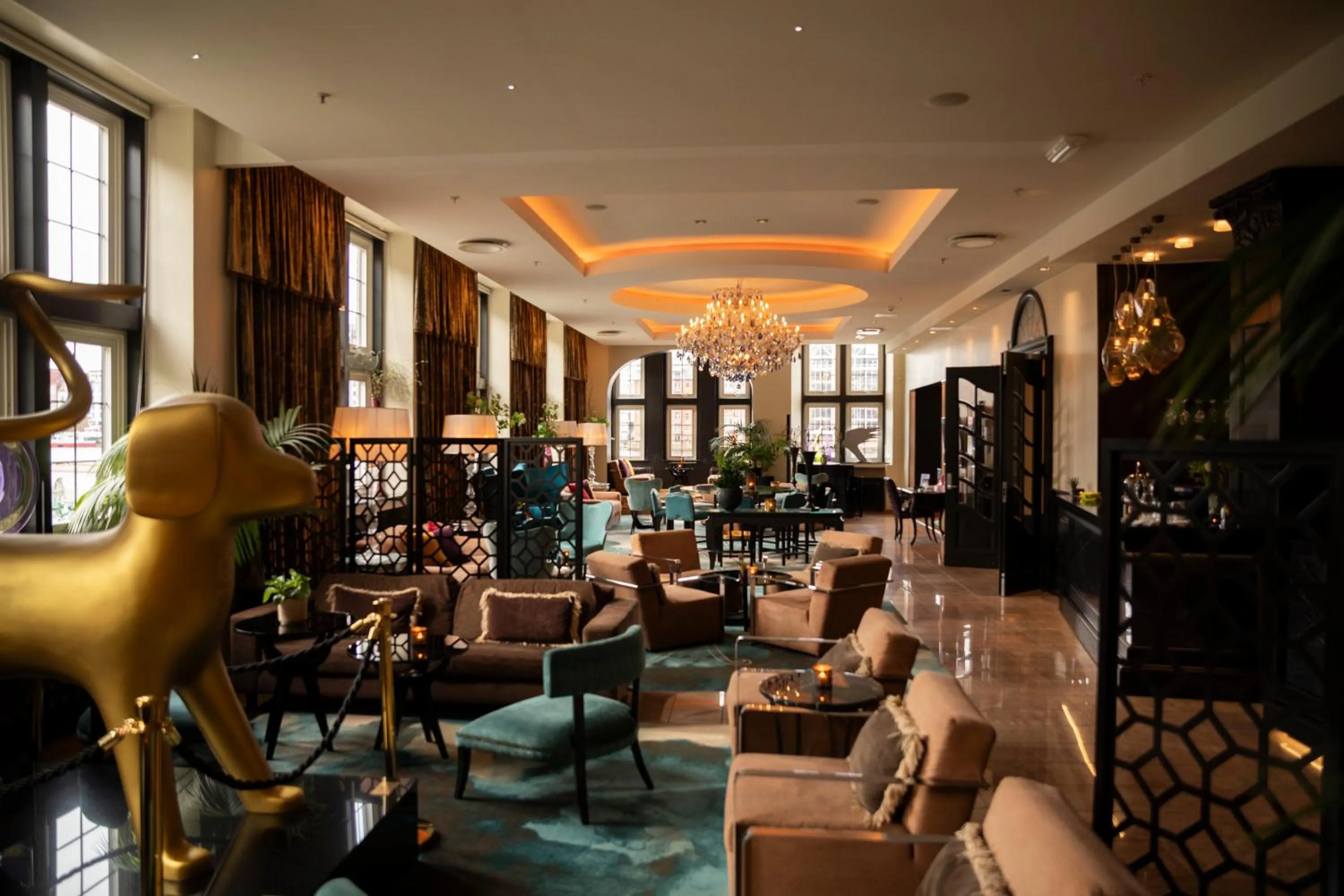 Lobby or reception in Home Hotel Havnekontoret