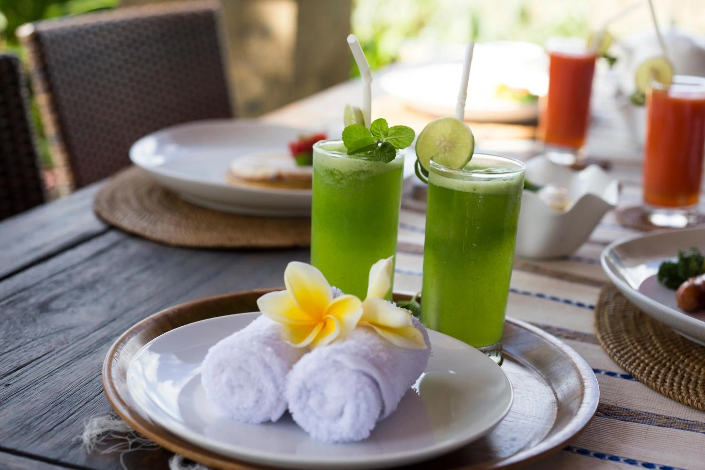 American breakfast in Alosta Luxury Private Villa